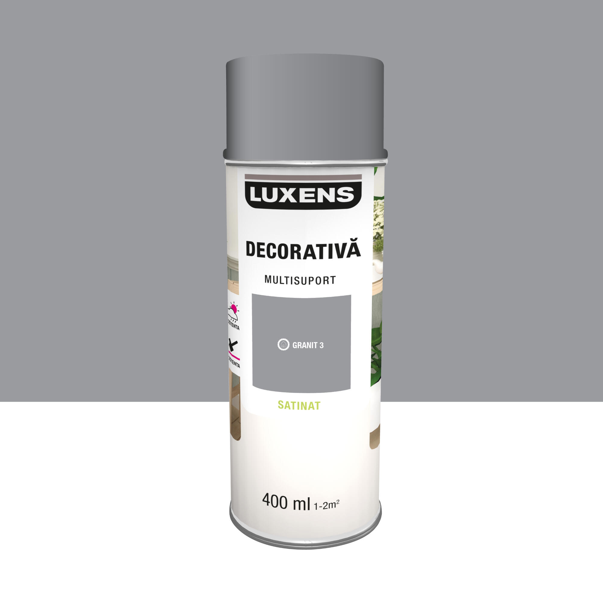 Vopsea spray Luxens, decorativa, granit 3, satinat, 400 ml