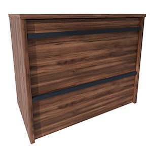 MUEBLE DE BAÑO EMOTION 80CM ROBLE OSCURO - 3