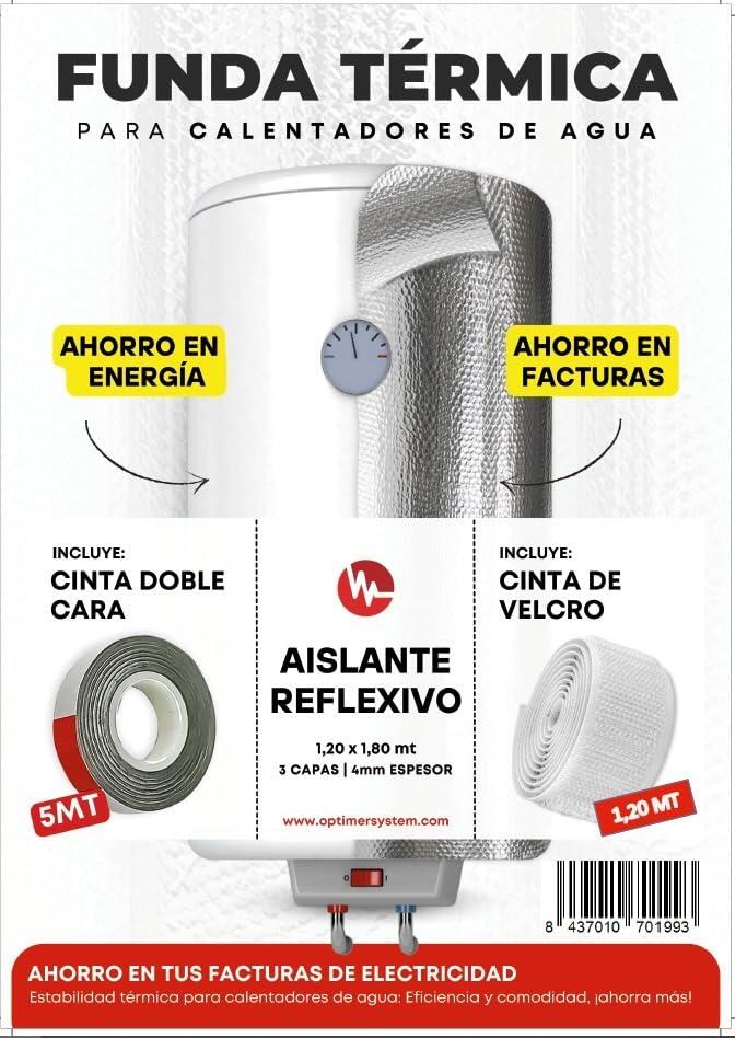 1 ud de rollo Aislante térmico reflexivo Polipropileno OPTIMER B0CSDBNYTY Espesor 3mm 1.2x1.8m - 6