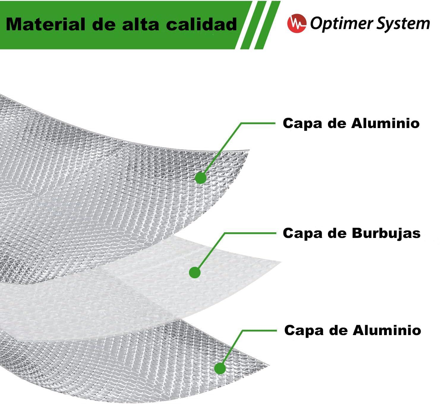 1 ud de rollo Aislante térmico reflexivo Polipropileno OPTIMER B0CSDBNYTY Espesor 3mm 1.2x1.8m - 4