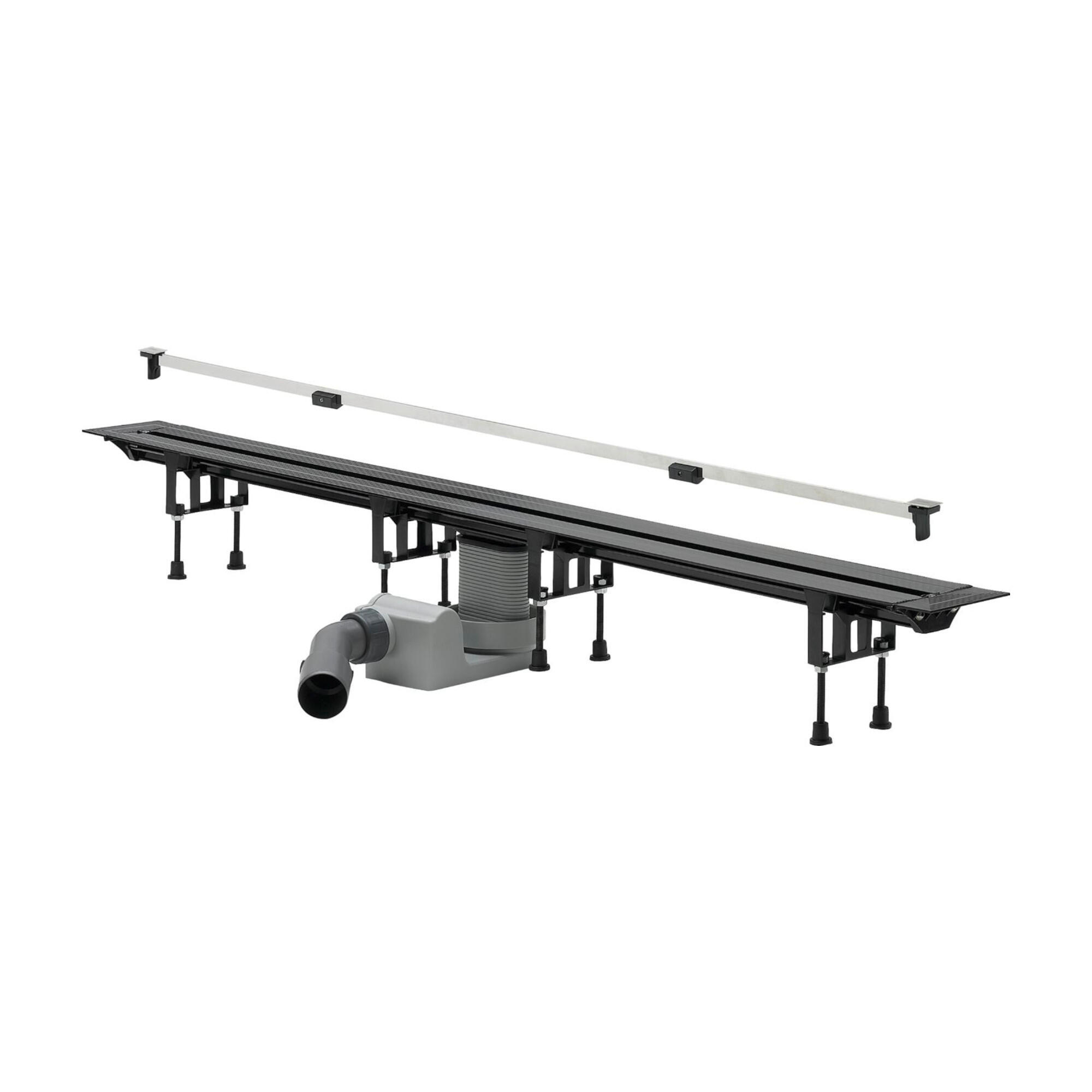 Rigola dus Viega Vario, inox mat, Ø 40/50 mm, L 300 - 1200 mm