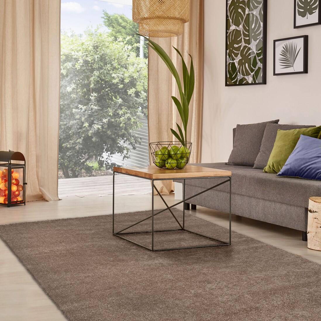 Tapete de interior lavável Almeria 160x230 cm 008 castanho - 4