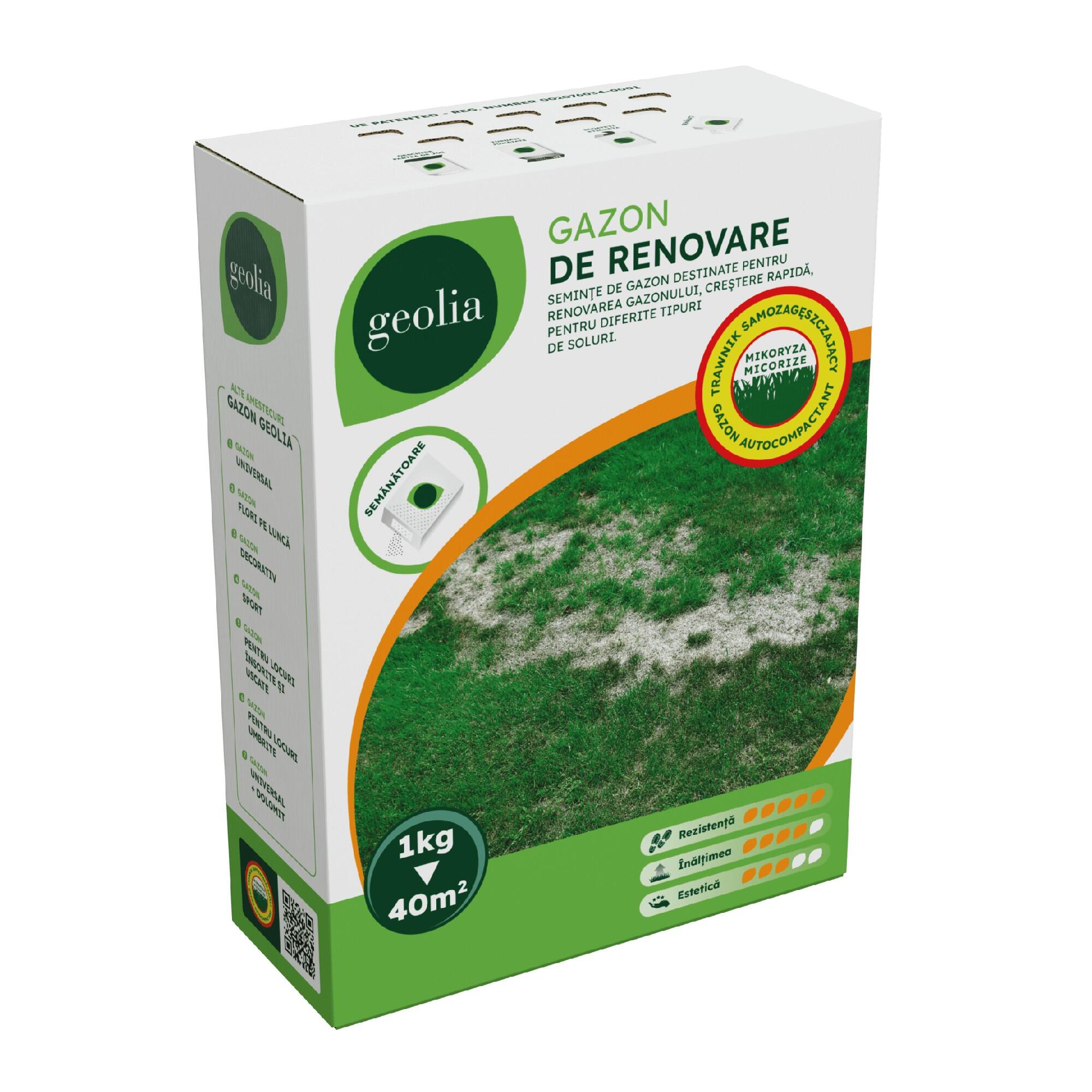 Seminte gazon renovator Geolia, 1 kg