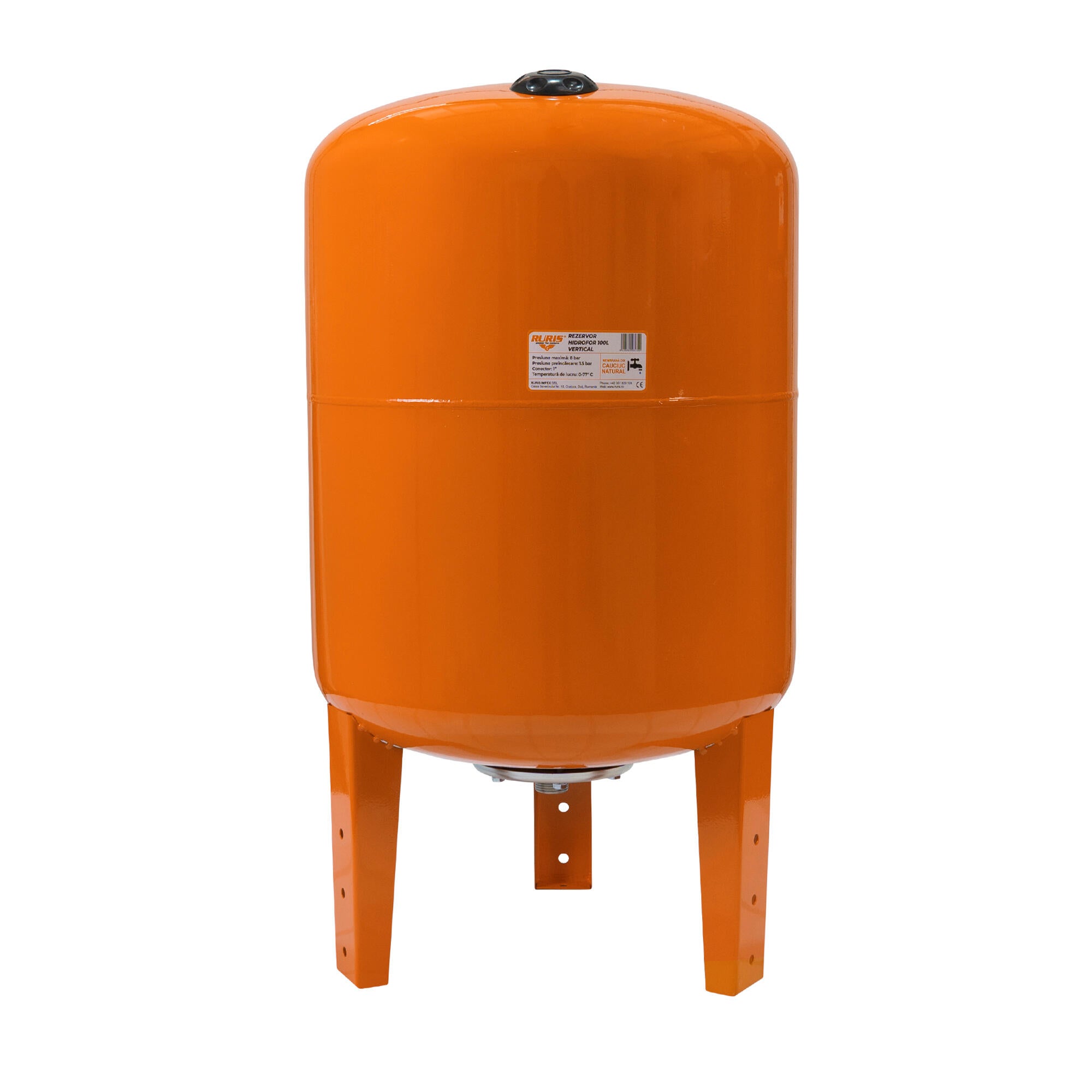 Vas expansiune hidrofor, vertical, otel, 100 l, 8 bar