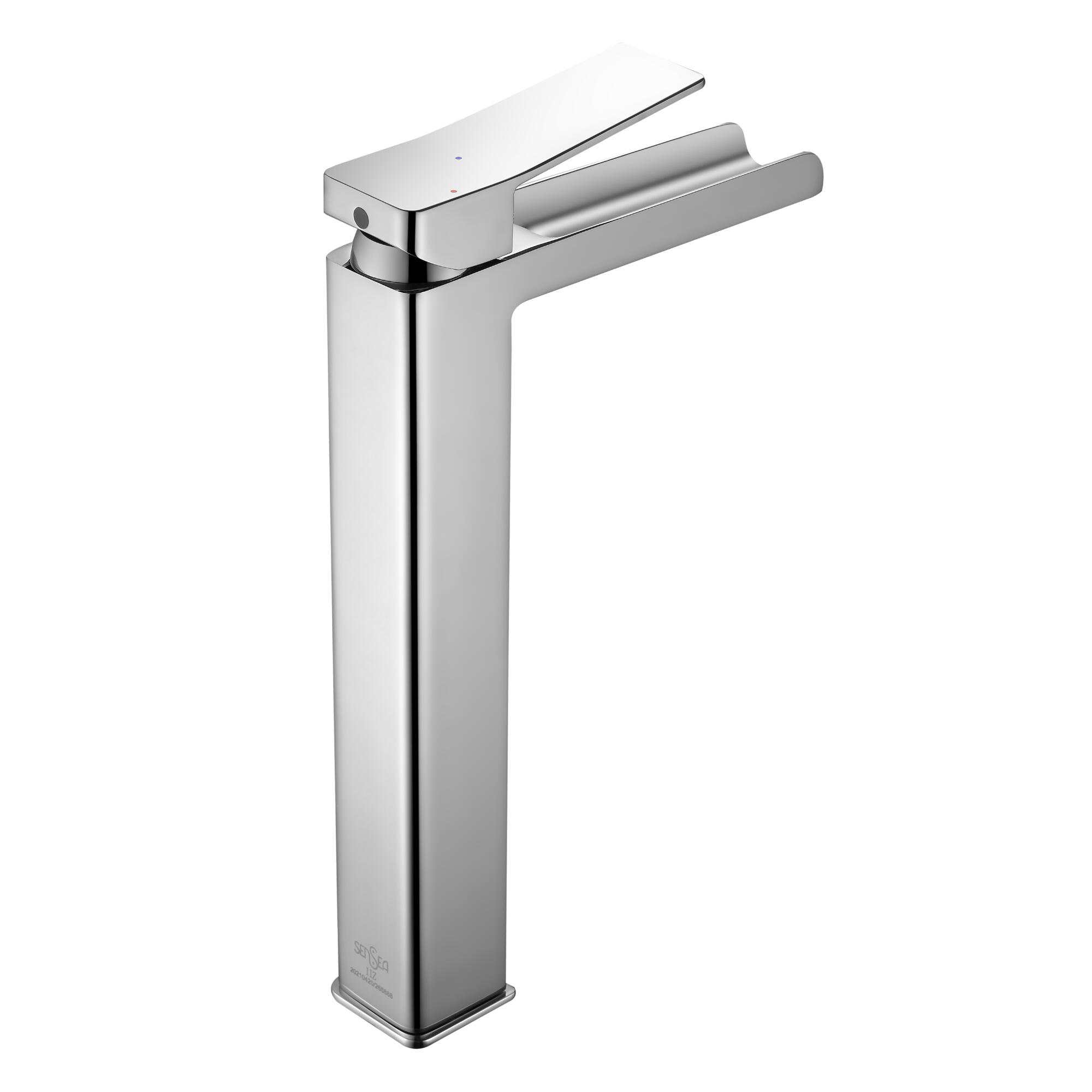 Rubinetto per lavabo getto a cascata d'acqua Studio cromato lucido SENSEA H 31 cm - 5