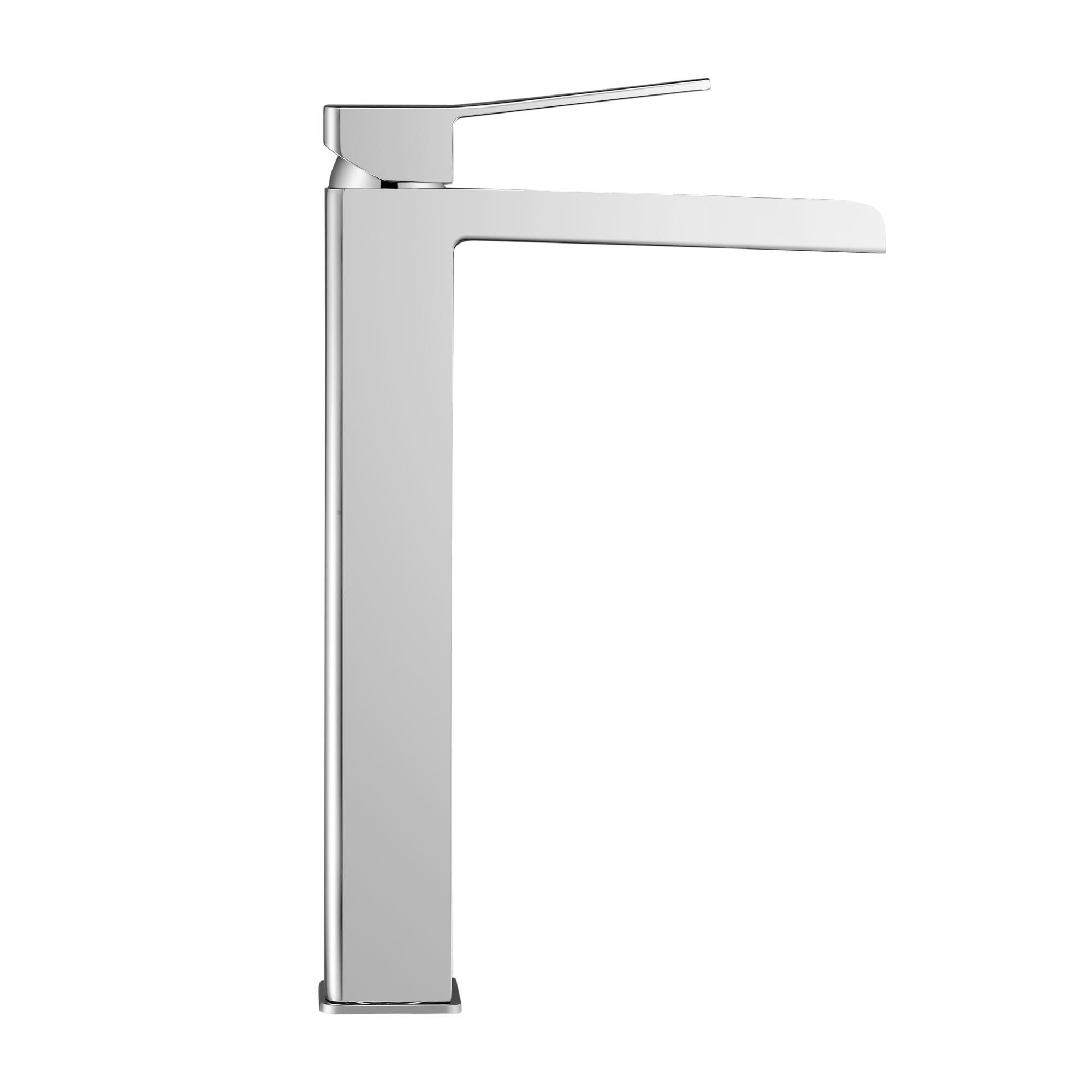 Rubinetto per lavabo getto a cascata d'acqua Studio cromato lucido SENSEA H 31 cm - 7