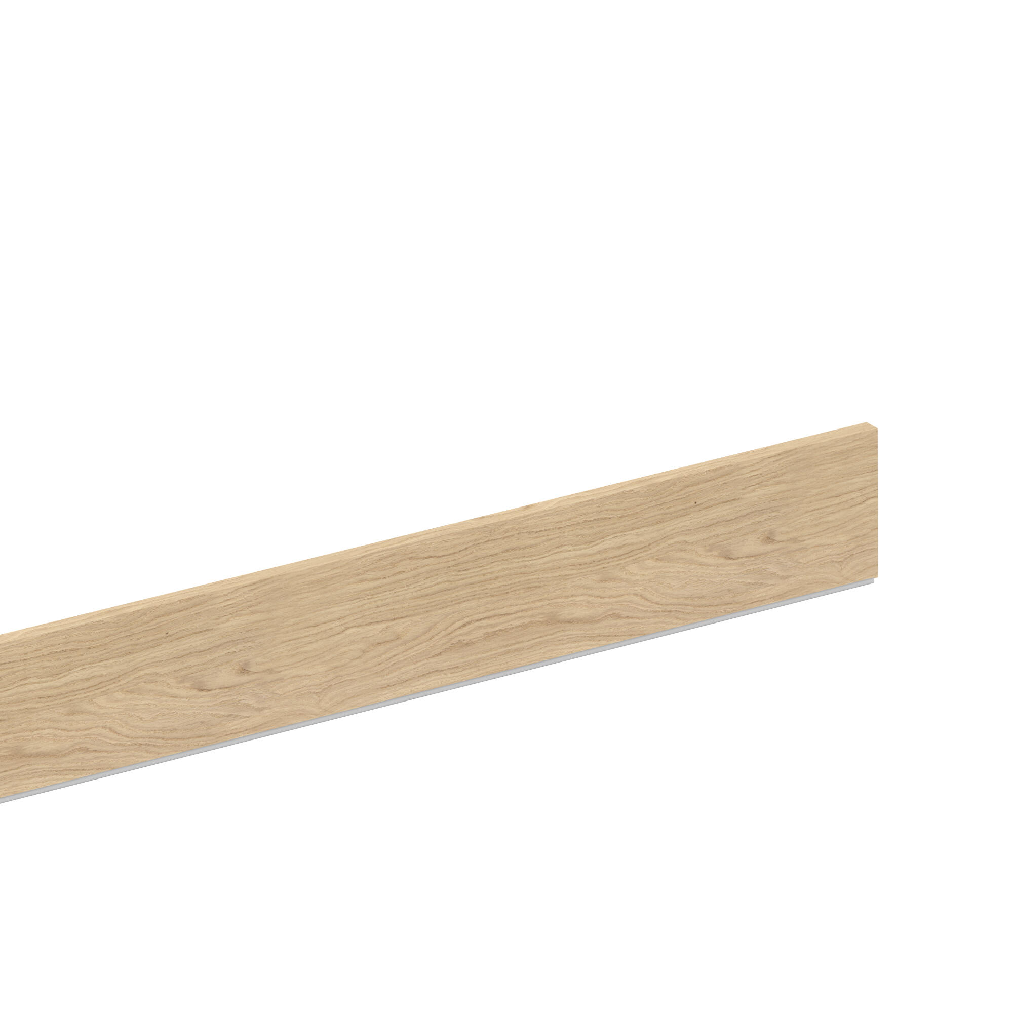 Plinta Delinia iD, Praga, stejar mat, 240 x 10 cm, PAL furniruit stejar