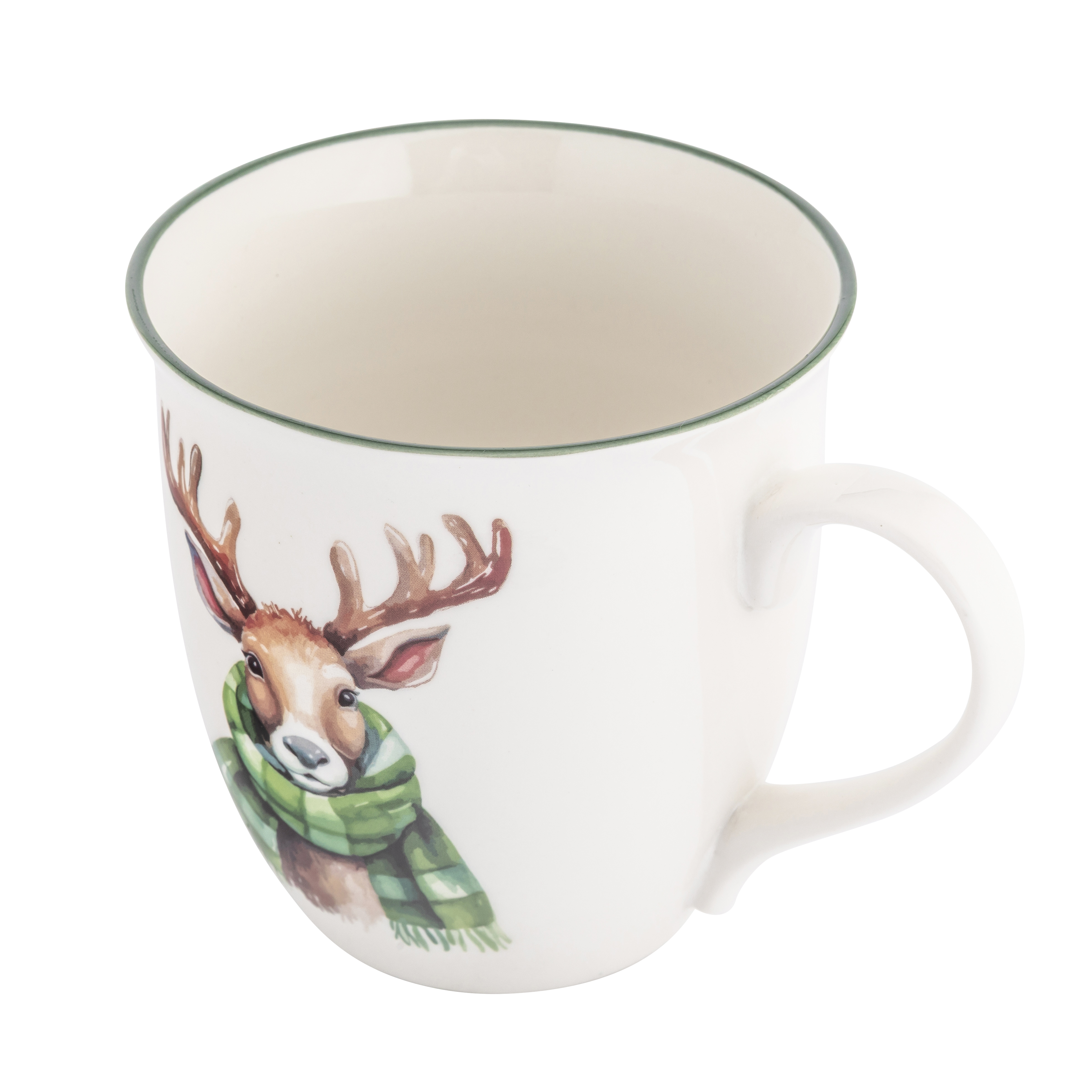 Kubel baryłka duża NBC 630 ml renifer Altom Design