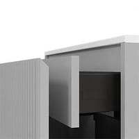 MUEBLE DE BAÑO WAVE GRIS 60X45CM - 6