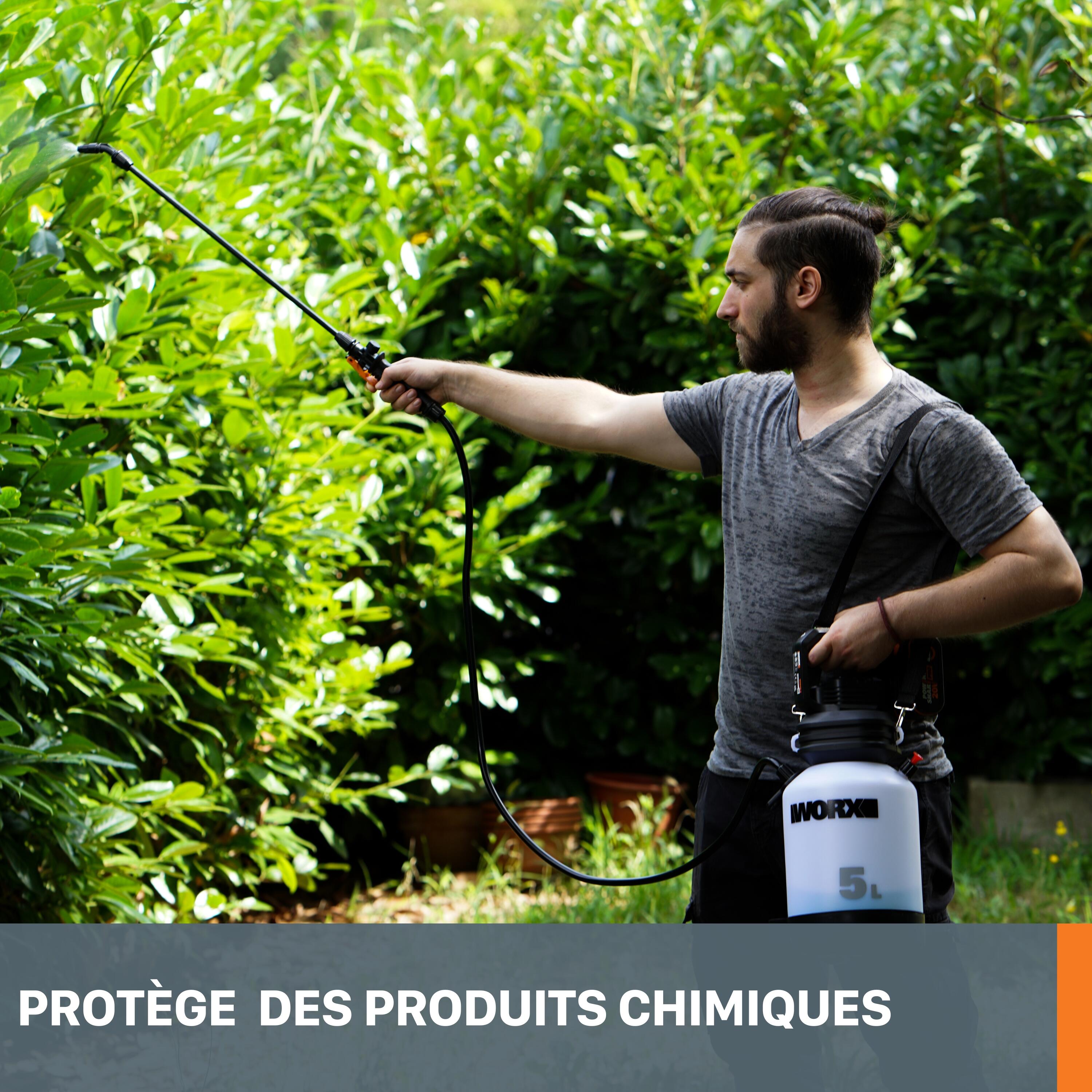 Pulvérisateur à pression de jardin 20V WORX - WG829E.9 (sans batterie) - 6
