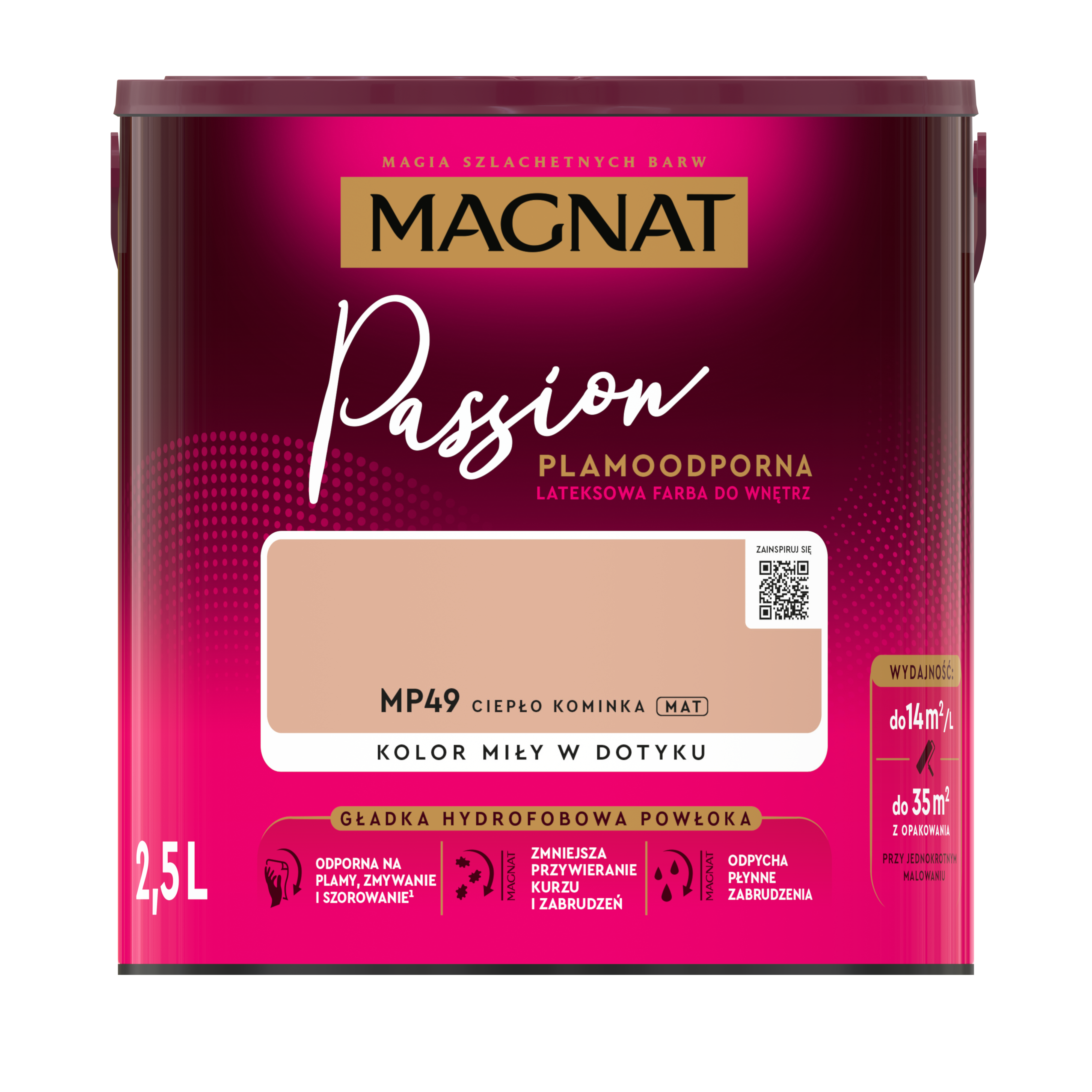 Farba Magnat Passion Ciepło kominka 2.5 l - 3