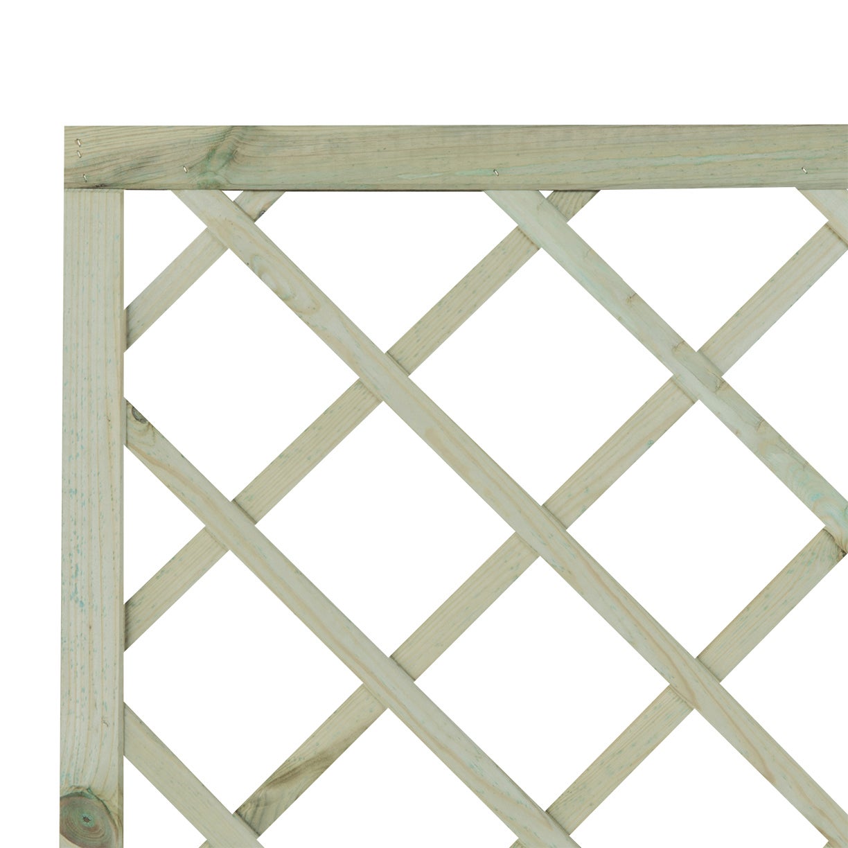 Traliccio grigliato fisso in legno naturale L 90 X H 120 cm, Diago maglia 120x120 mm - 4