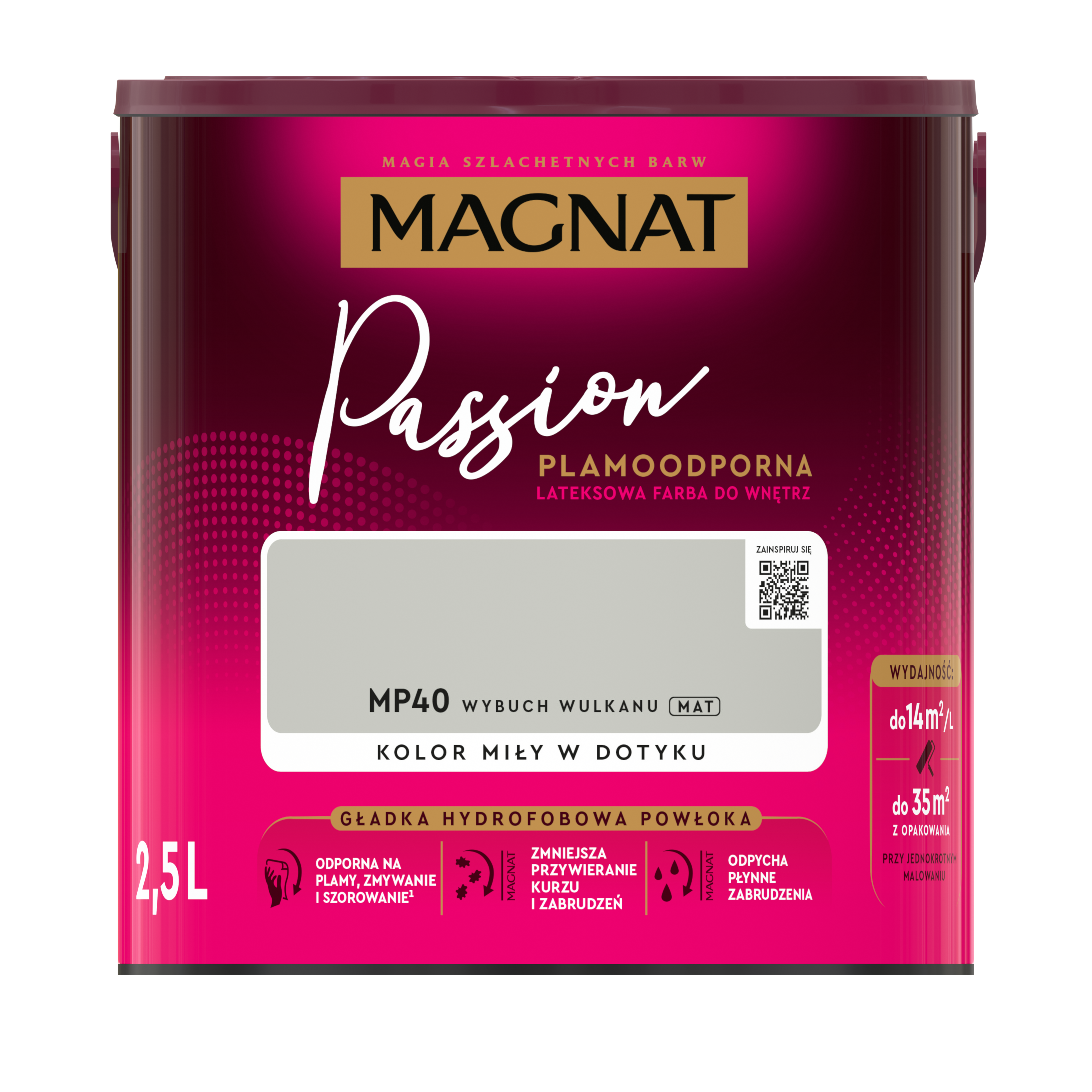 Farba Magnat Passion Wybuch wulkanu 2.5 l - 3