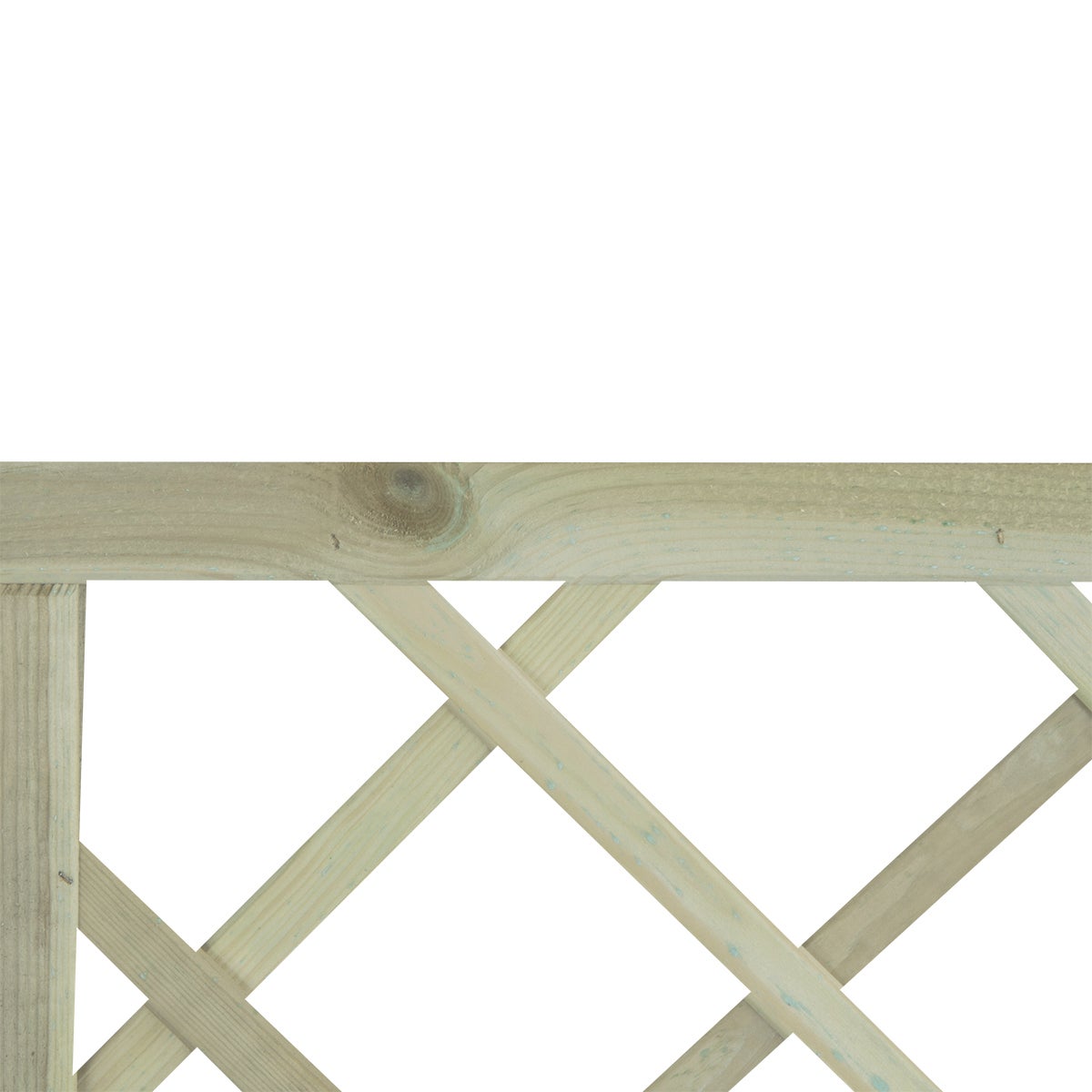 Traliccio grigliato fisso in legno naturale L 60 X H 120 cm, Sp 32 mm Diago maglia 120x120 mm - 4
