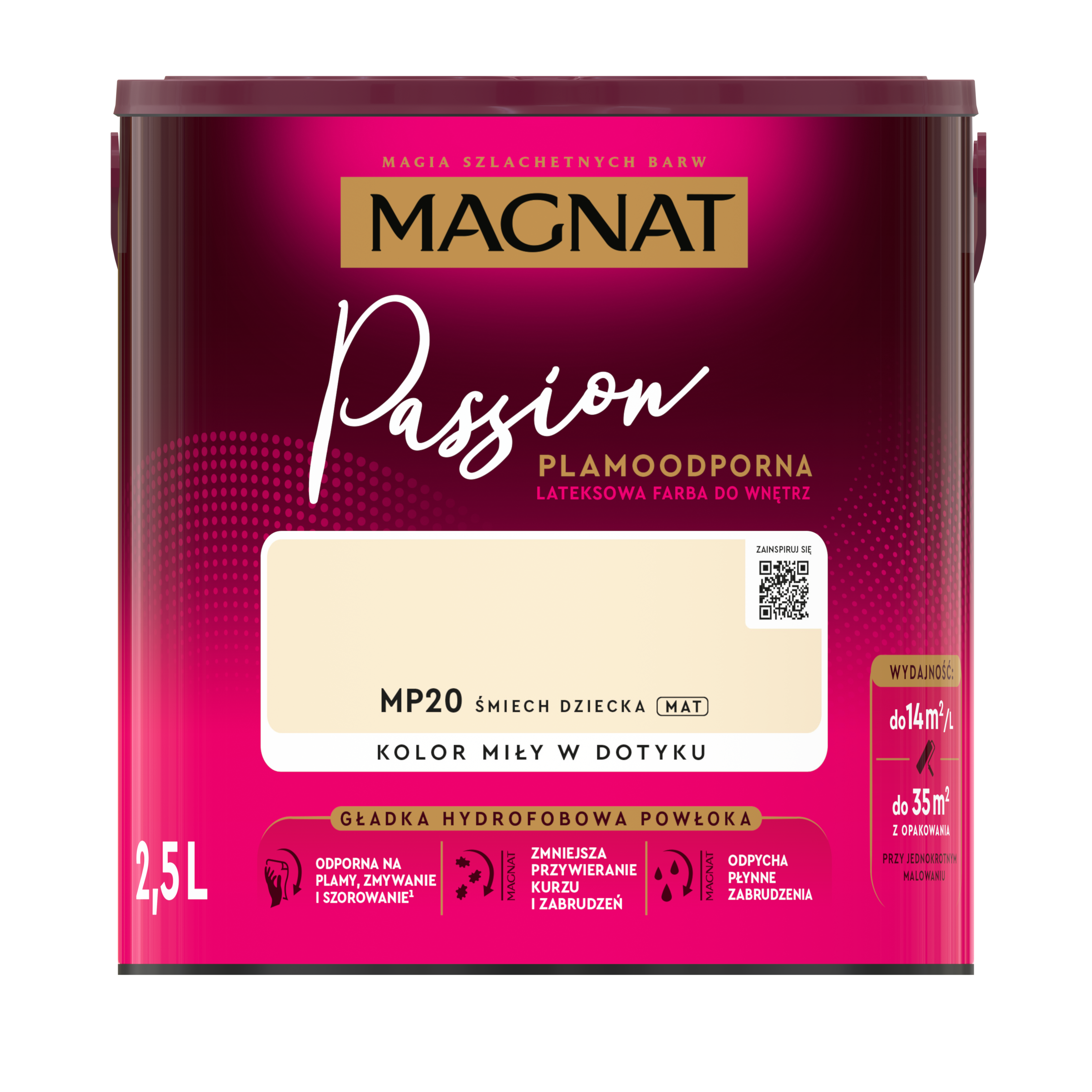 Farba Magnat Passion Śmiech dziecka 2.5 l - 6