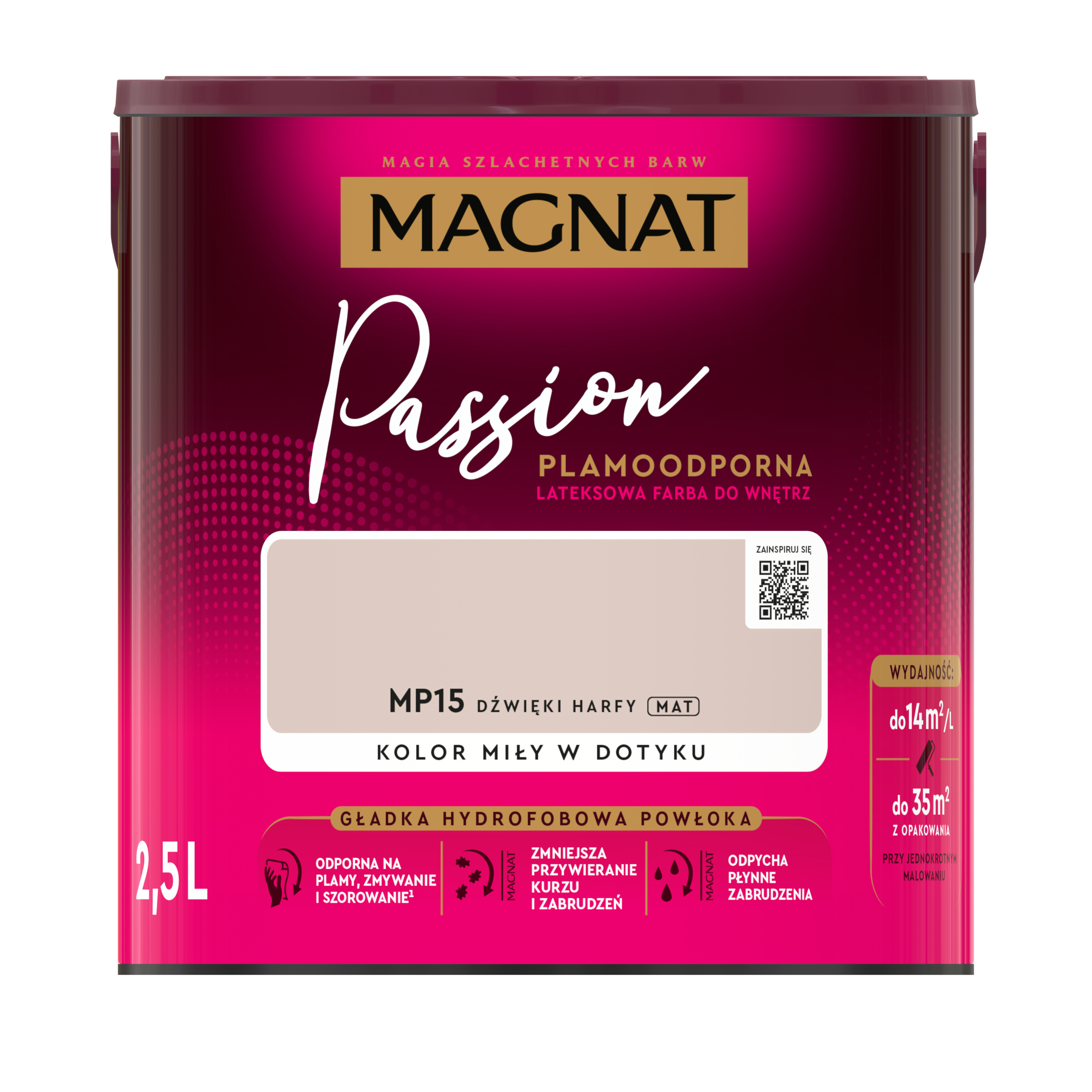 Farba Magnat Passion Dźwięki harfy 2.5 l - 3