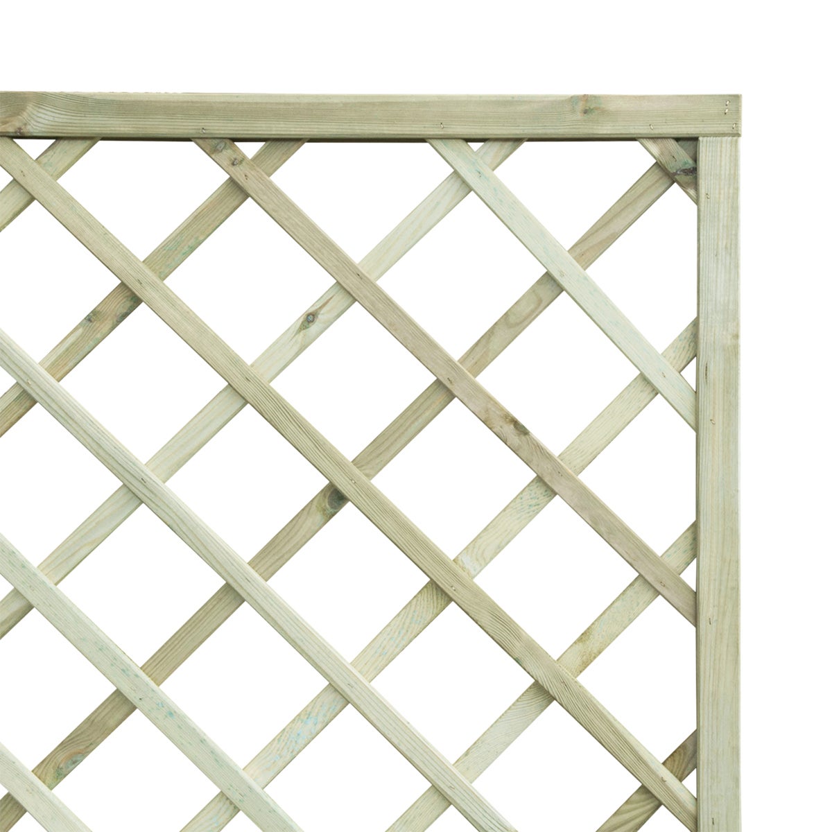 Traliccio grigliato fisso in legno pino L 120 X H 180 cm, Sp 32 mm Diagonale maglia 120x120 mm - 4