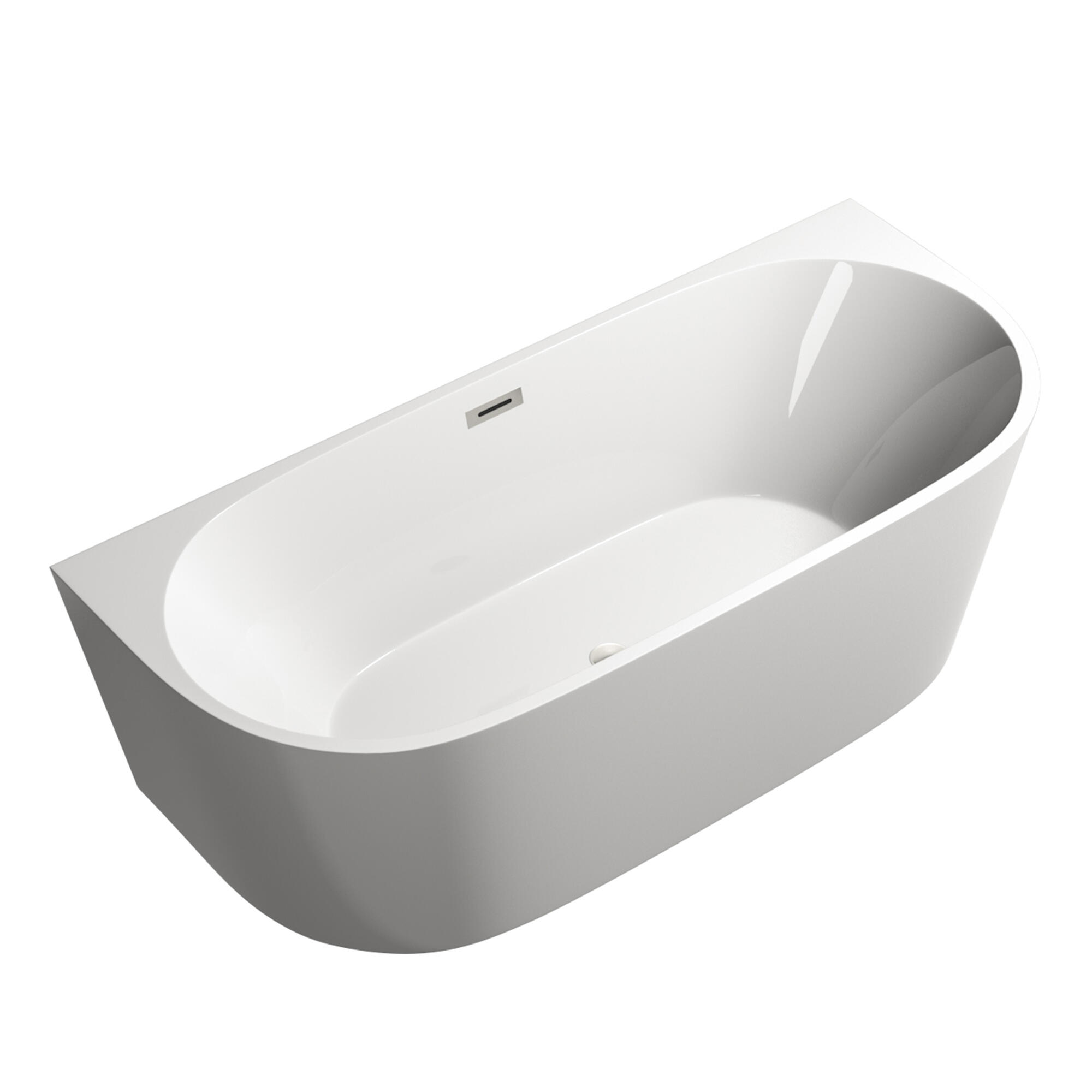 Cada freestanding Lidia, acril, 150 x 75 cm, alb
