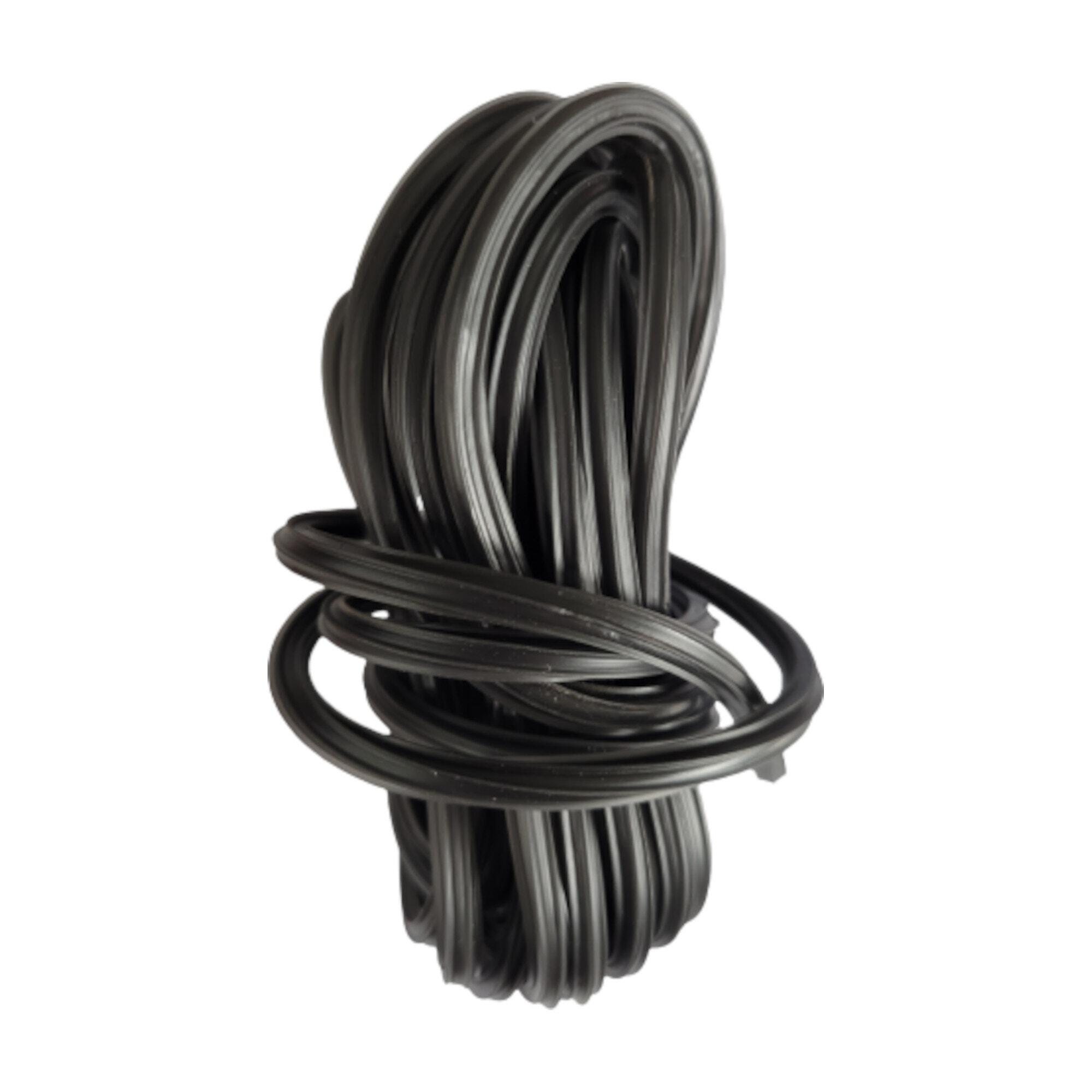 Garnitura plasa tantari, cauciuc, 600 cm, neagra