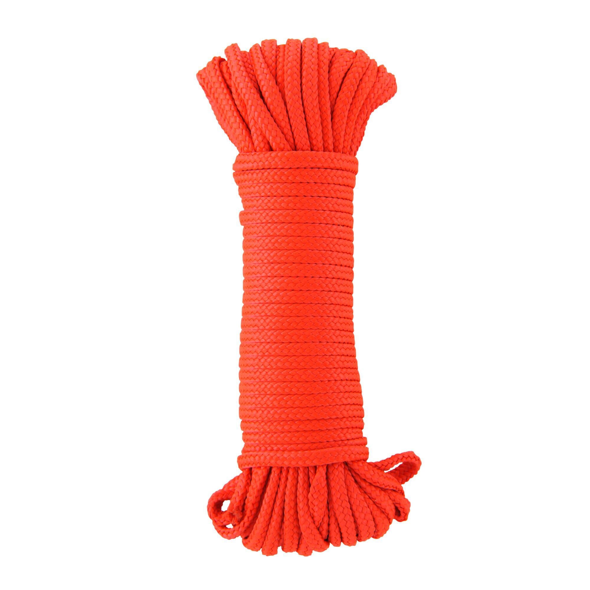 Snur polipropilena impletit rosu Standers, Ø 2.5 mm, 10 m, rezistenta max 25 kg
