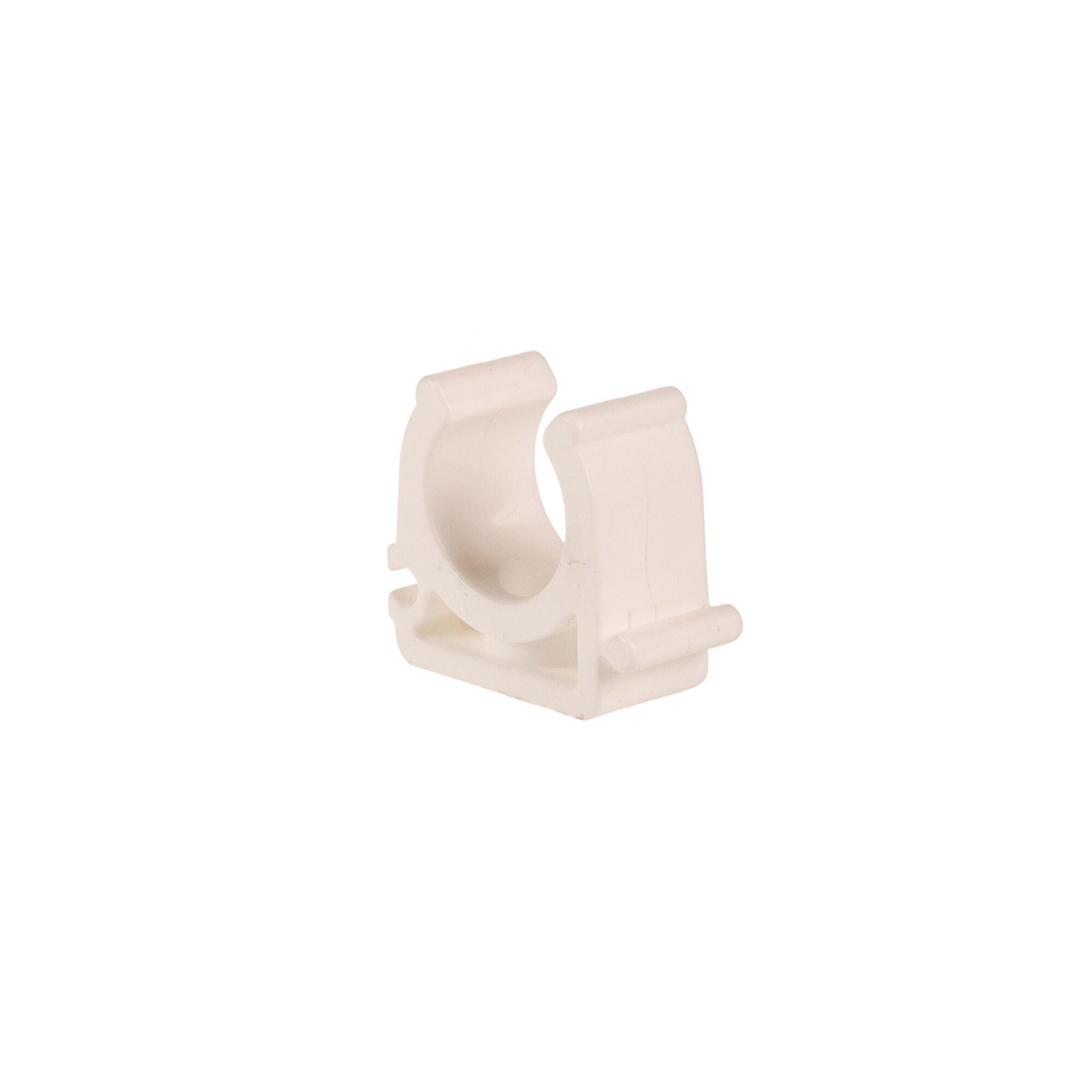 Clema prindere simpla, pentru teava PPR, Ø 25 mm, alba (pachet 10 buc)