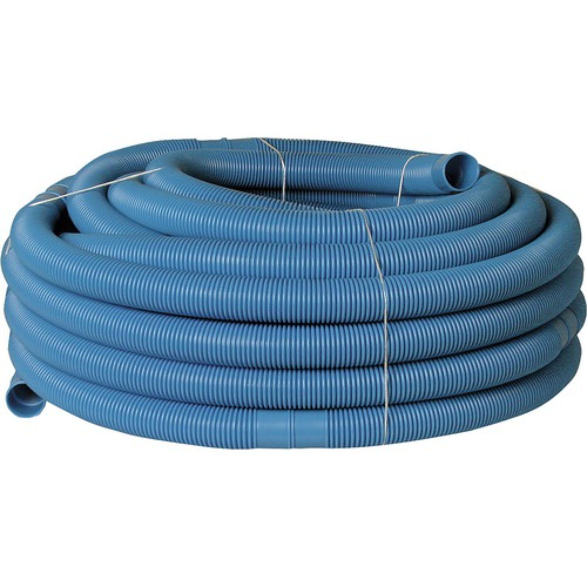Furtun piscina, plastic, Ø 32 mm, L 30 M, albastru