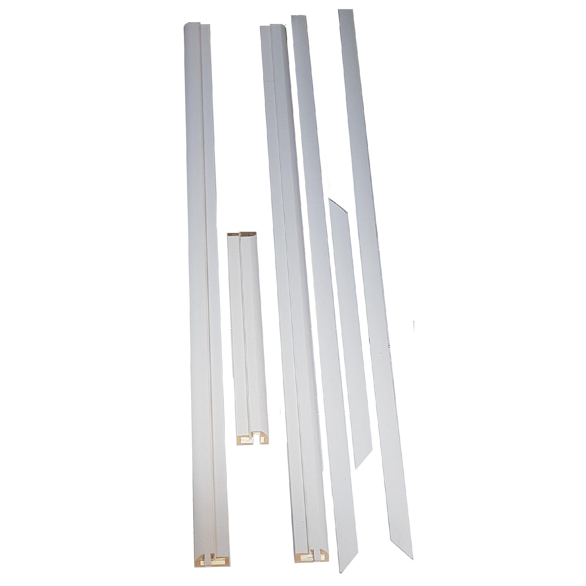 Toc drept fix usa latime 60 cm, MDF, alb