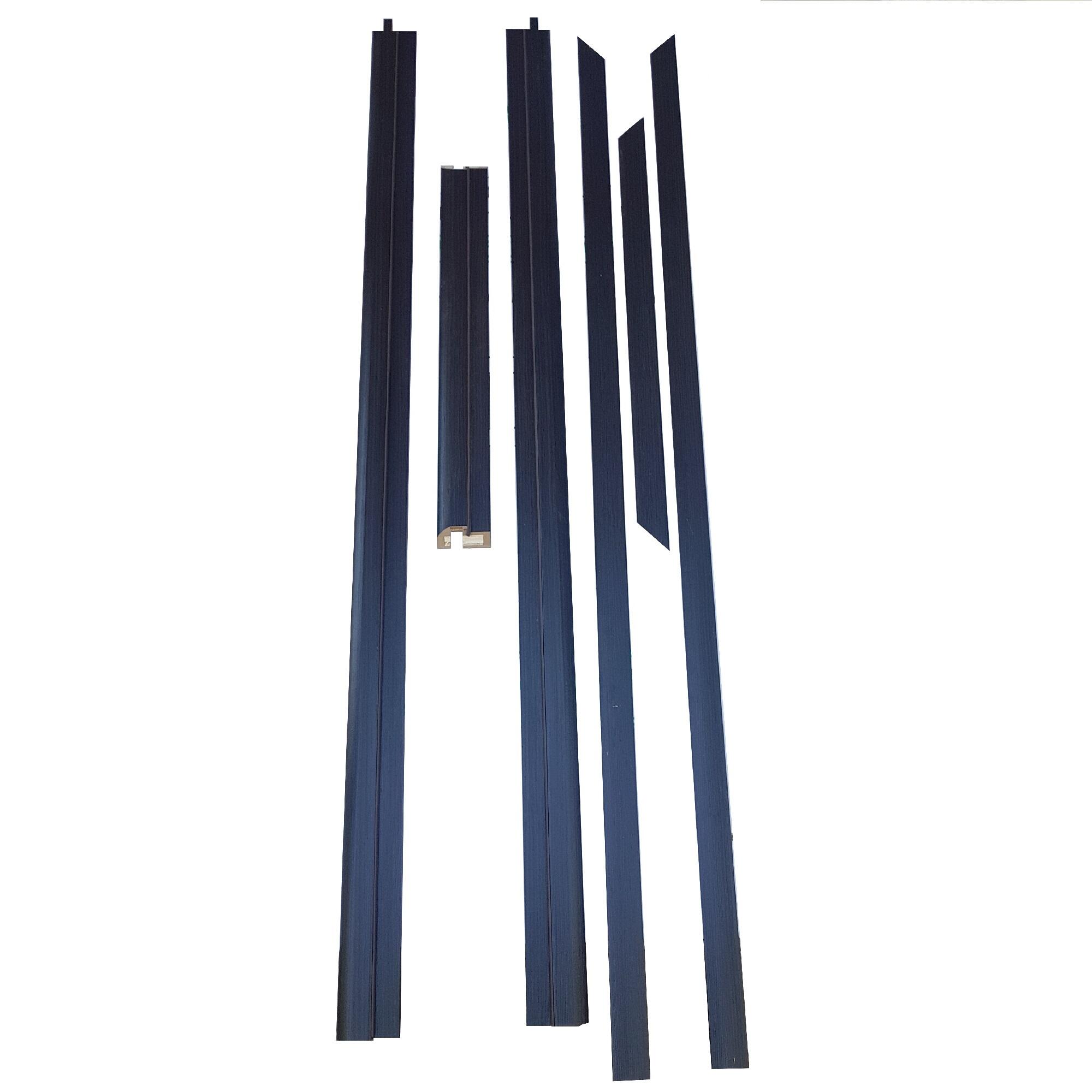 Toc drept fix usa latime 70 cm, MDF, wenge