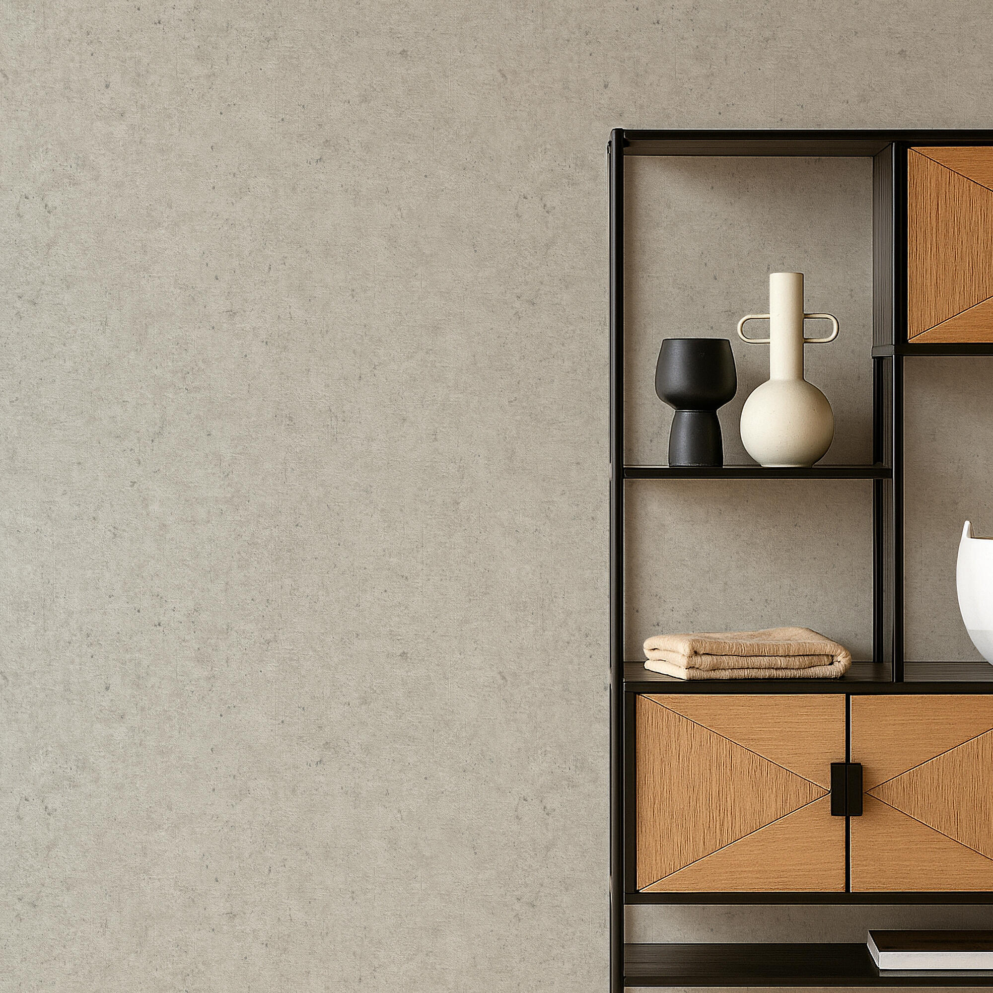 Papel pintado vinilo aplicación cola en pared urban city manhattan 520859 gris rasch 53cmx10.05m