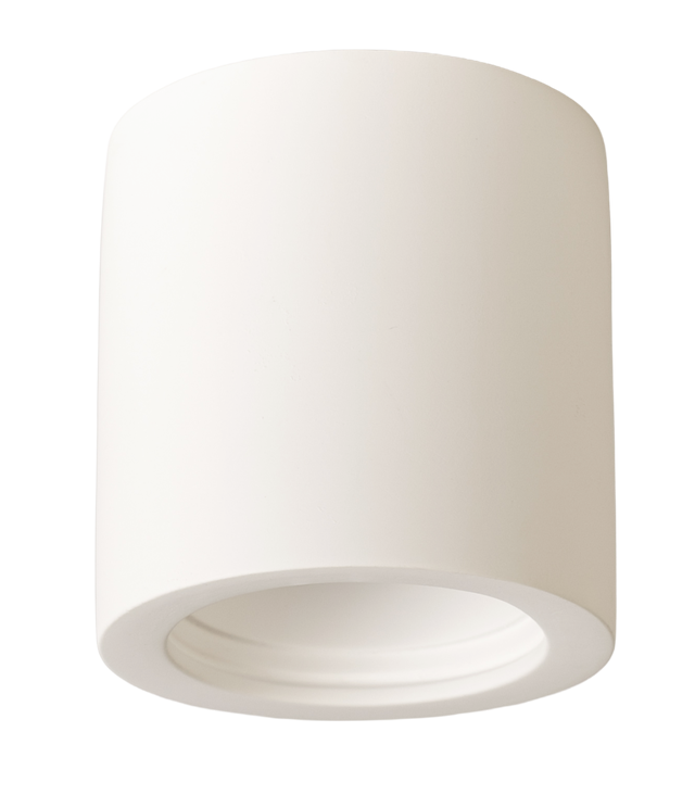 ARO DE SUPERFICIE BAJO CIRCULAR FIJO YESO GU10