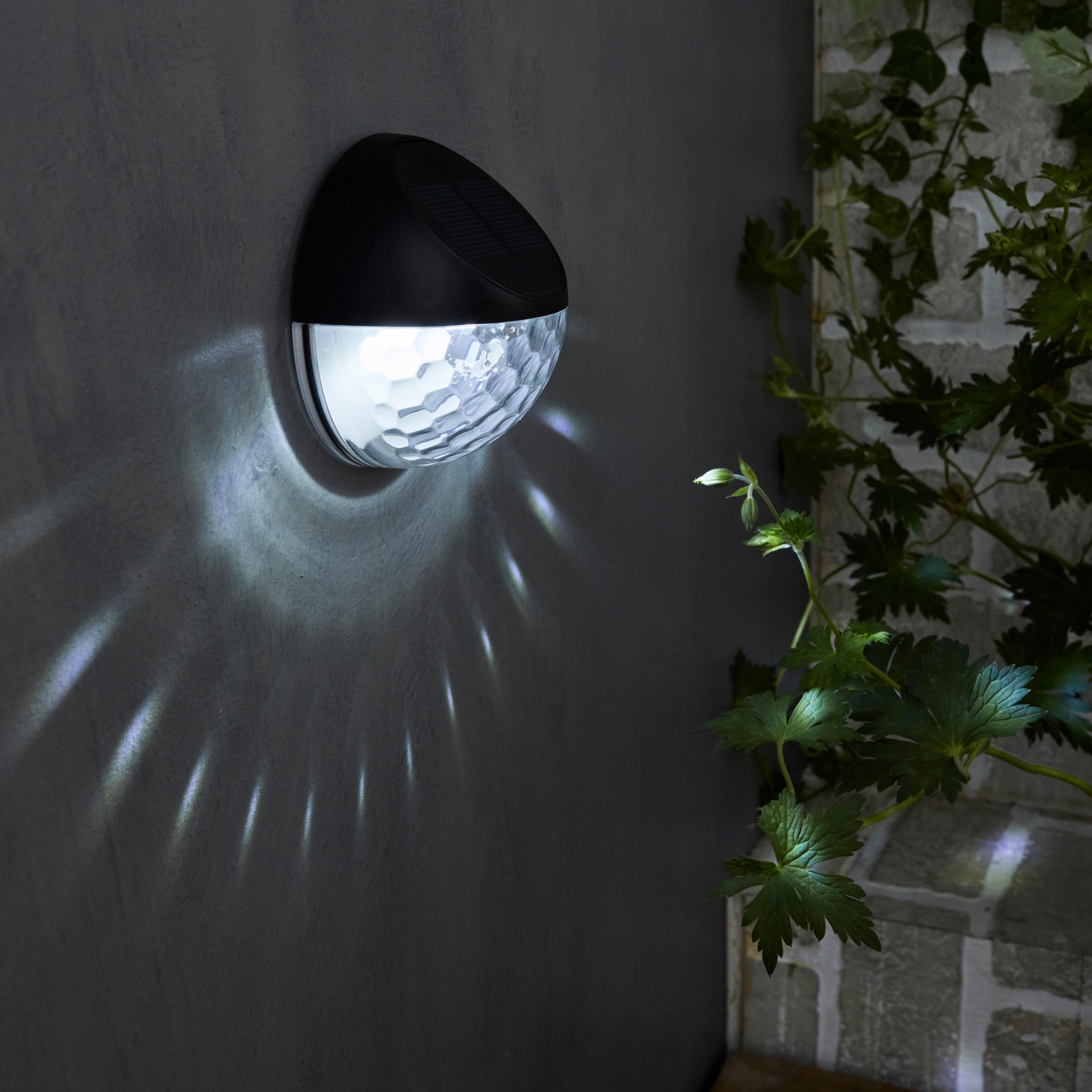 Applique solare Puno in policarbonato, 0.03W - 2