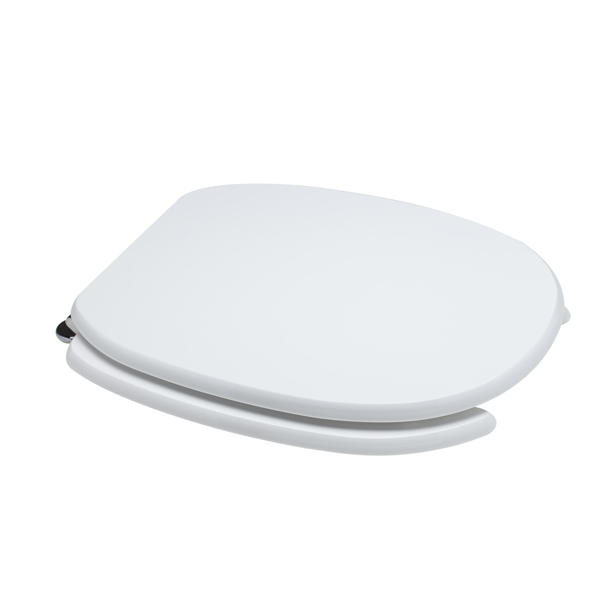 Capac WC din MDF, inchidere standard, pentru persone cu dizabilitati, alb