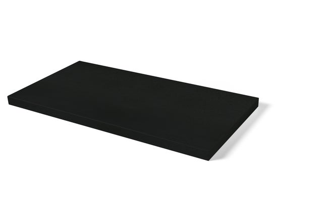 Plateau de table mélaminé noir, L.120 x l.80 cm x Ep.22 mm