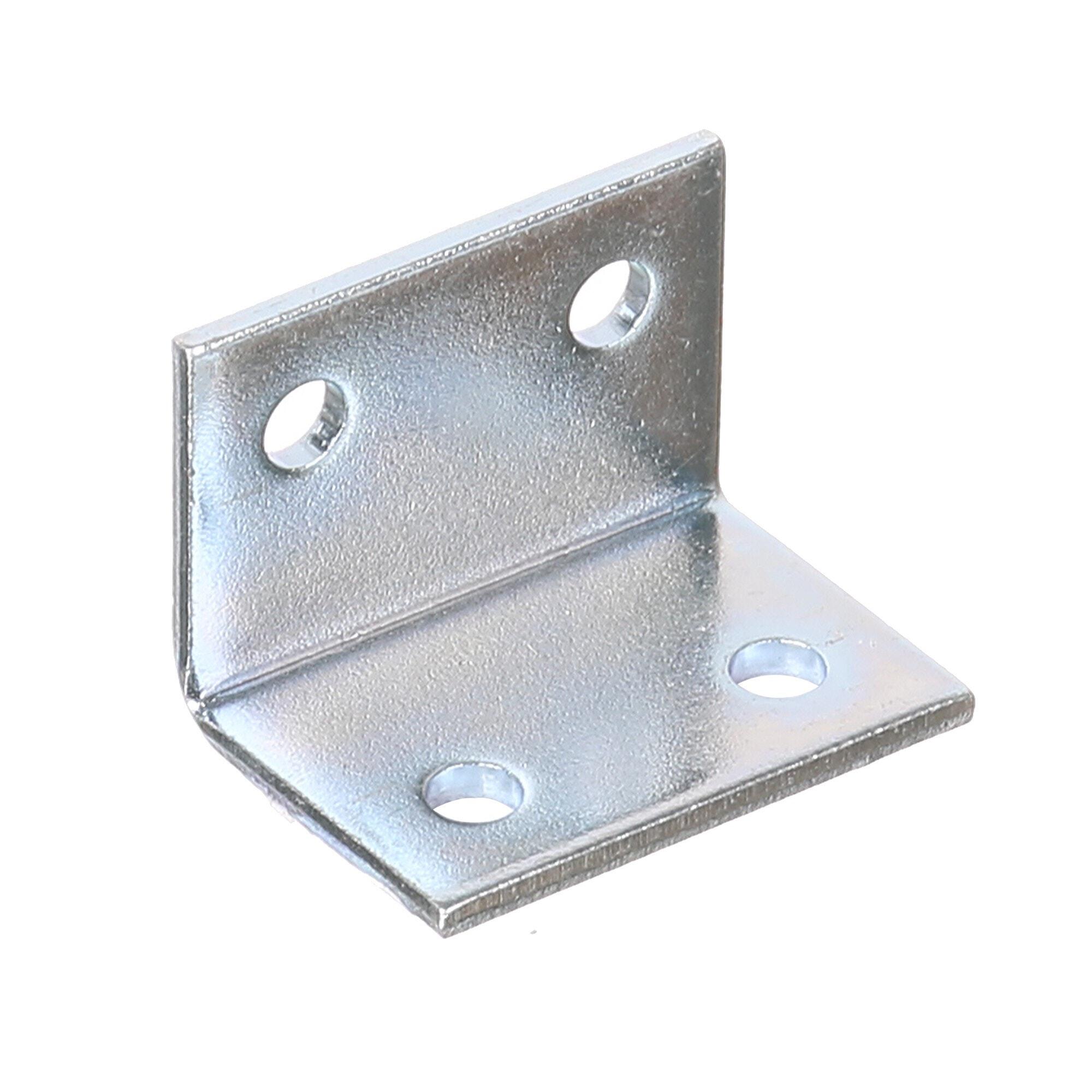 Coltar metalic, otel zincat, 20 x 20 x 30 mm, argintiu