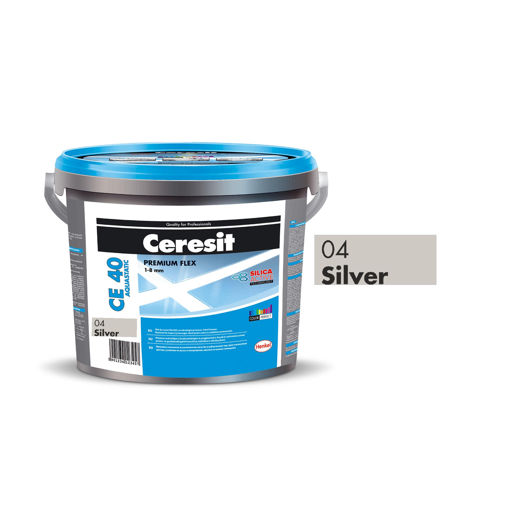 Chit de rosturi praf gresie si faianta Ceresit CE 40, Silver