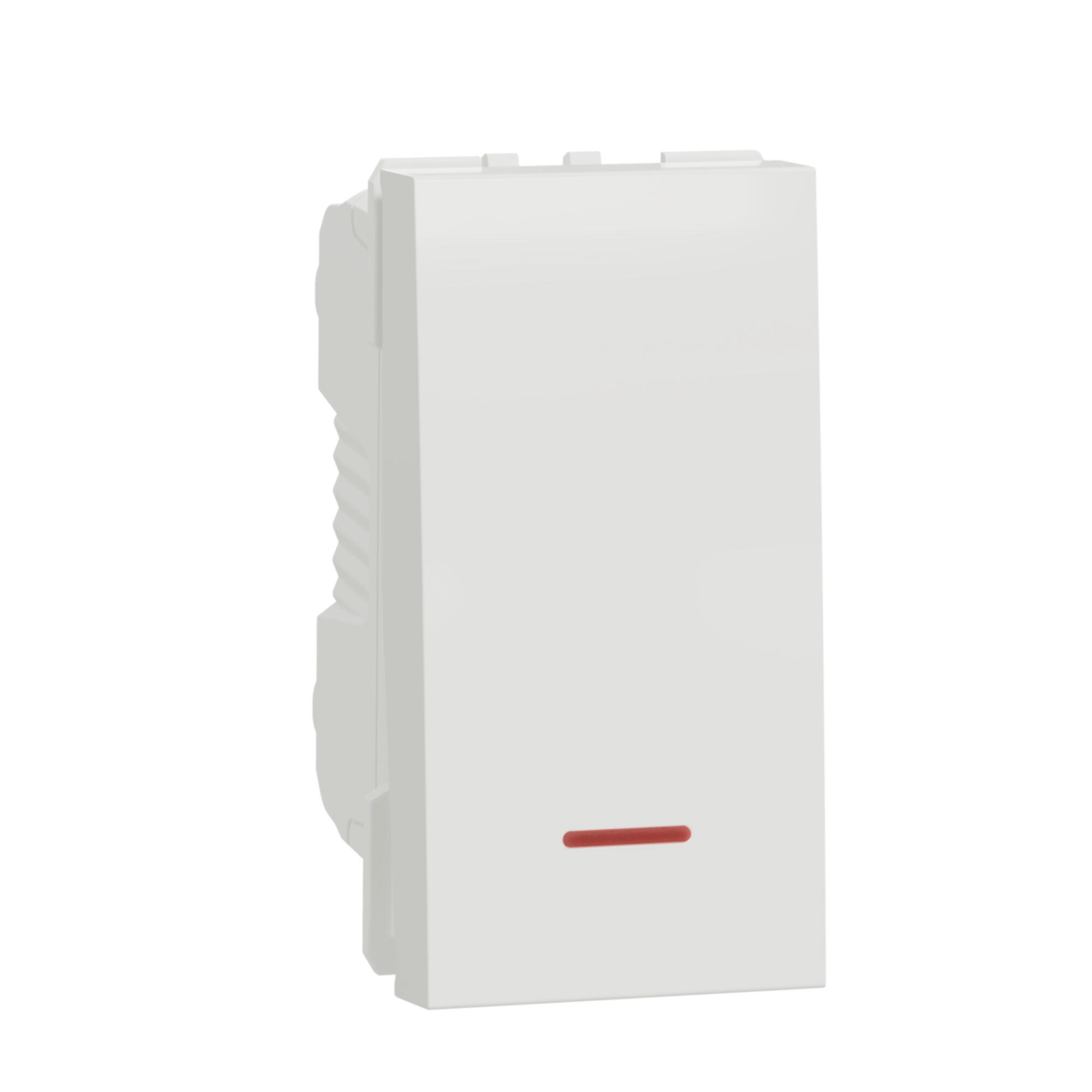 Intrerupator Schneider Unica New, pentru aparataj modular, 1 modul, IP 20, alb