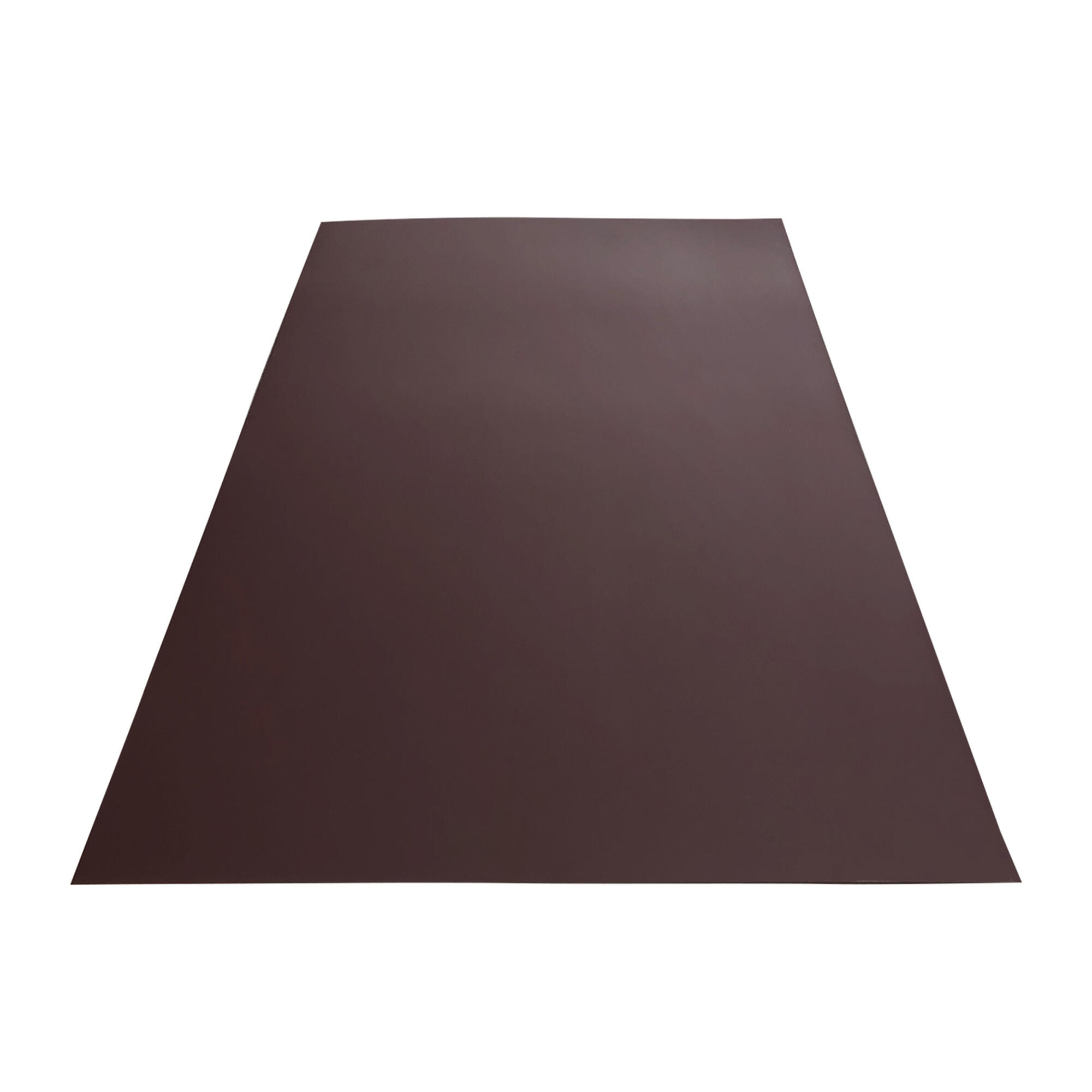 Tabla plana, 1900 x 1250 x 0.5 mm, maro, mat