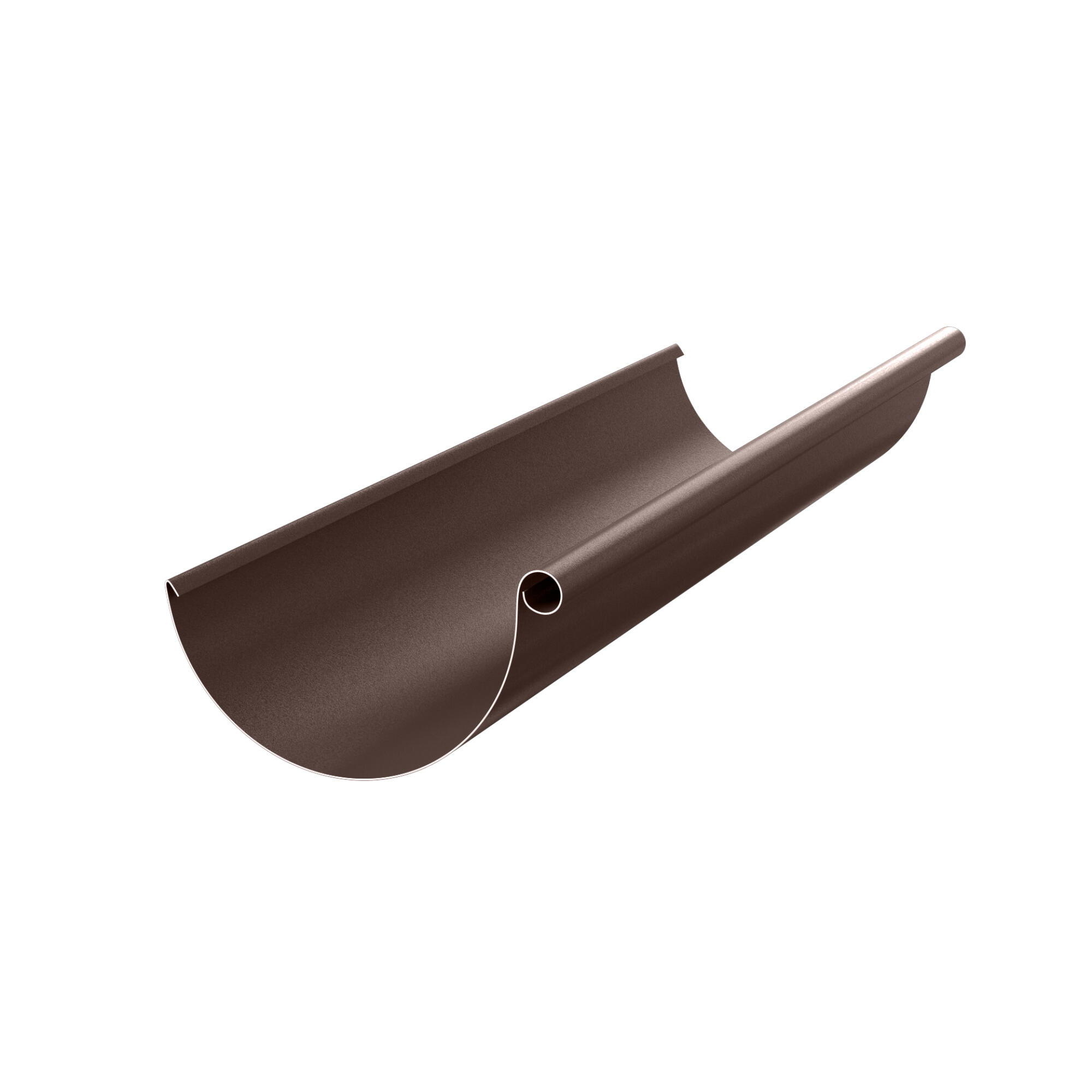 Jgheab Wetterbest, metal, 125 x 4000 mm, maro
