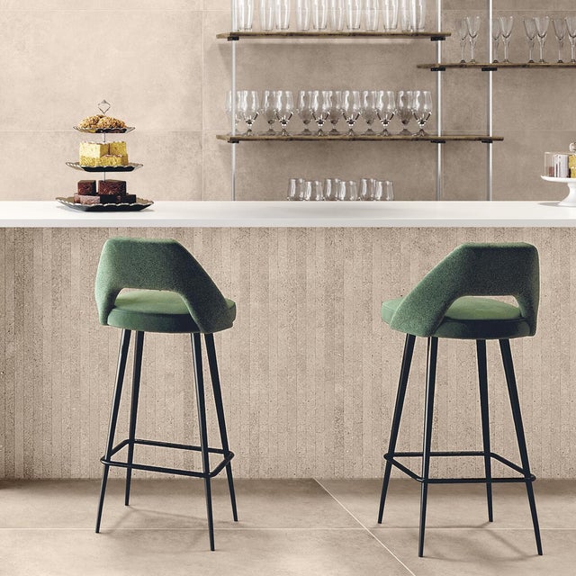 Piastrella Mosaico in gres porcellanato CONTINENTAL beige opaco L 120 x L 30.4cm x Sp. 9 mm, 2 pezzi