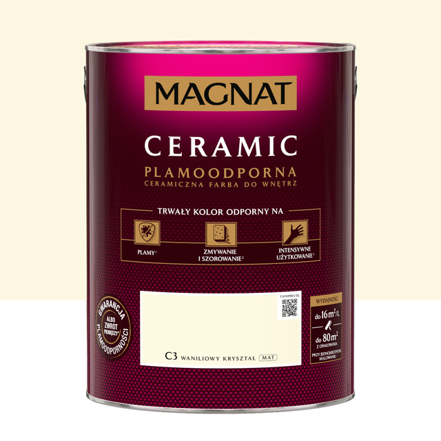 Farba Magnat Ceramic Waniliowy kryształ 5 l