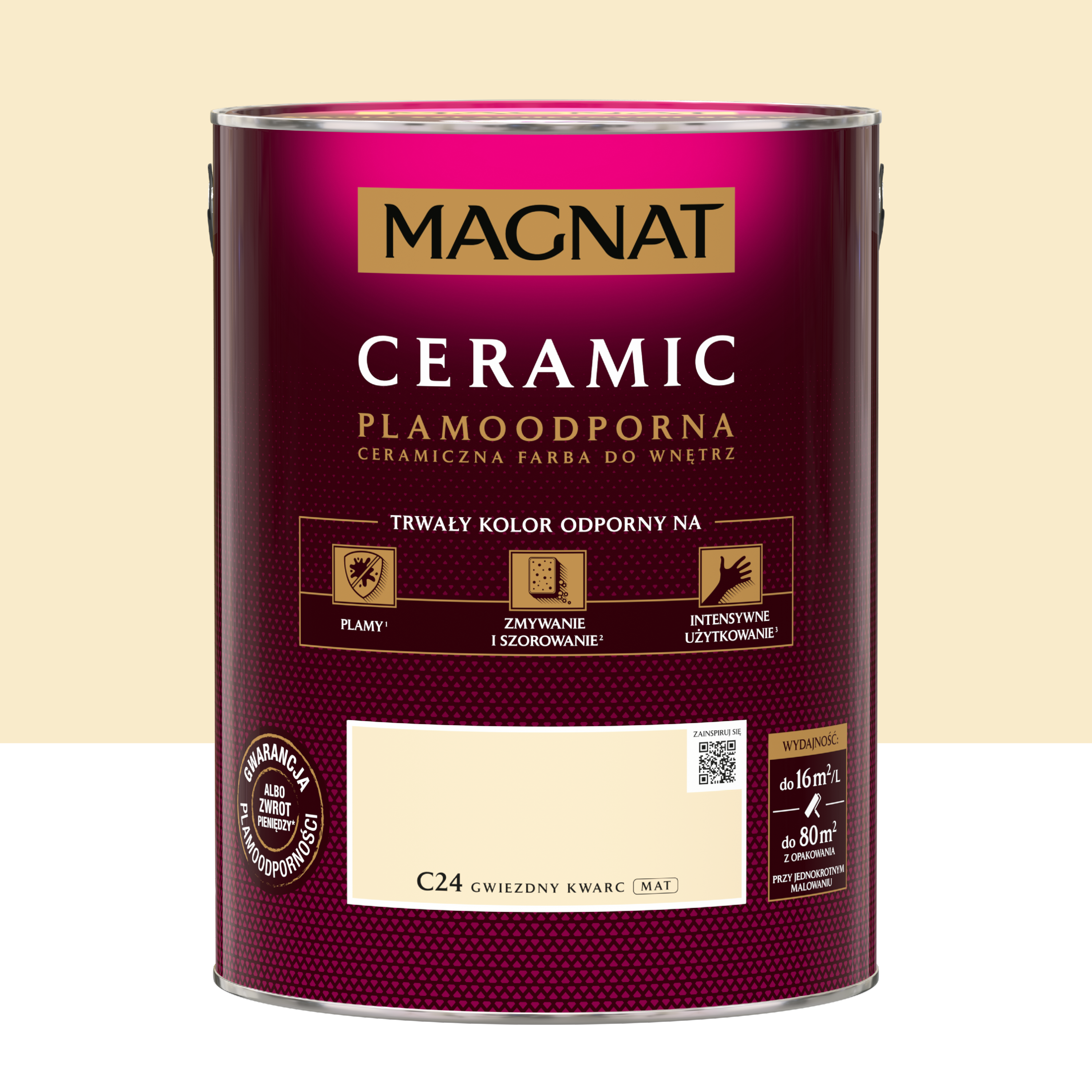 Farba Magnat Ceramic Gwiezdny kwarc 5 l