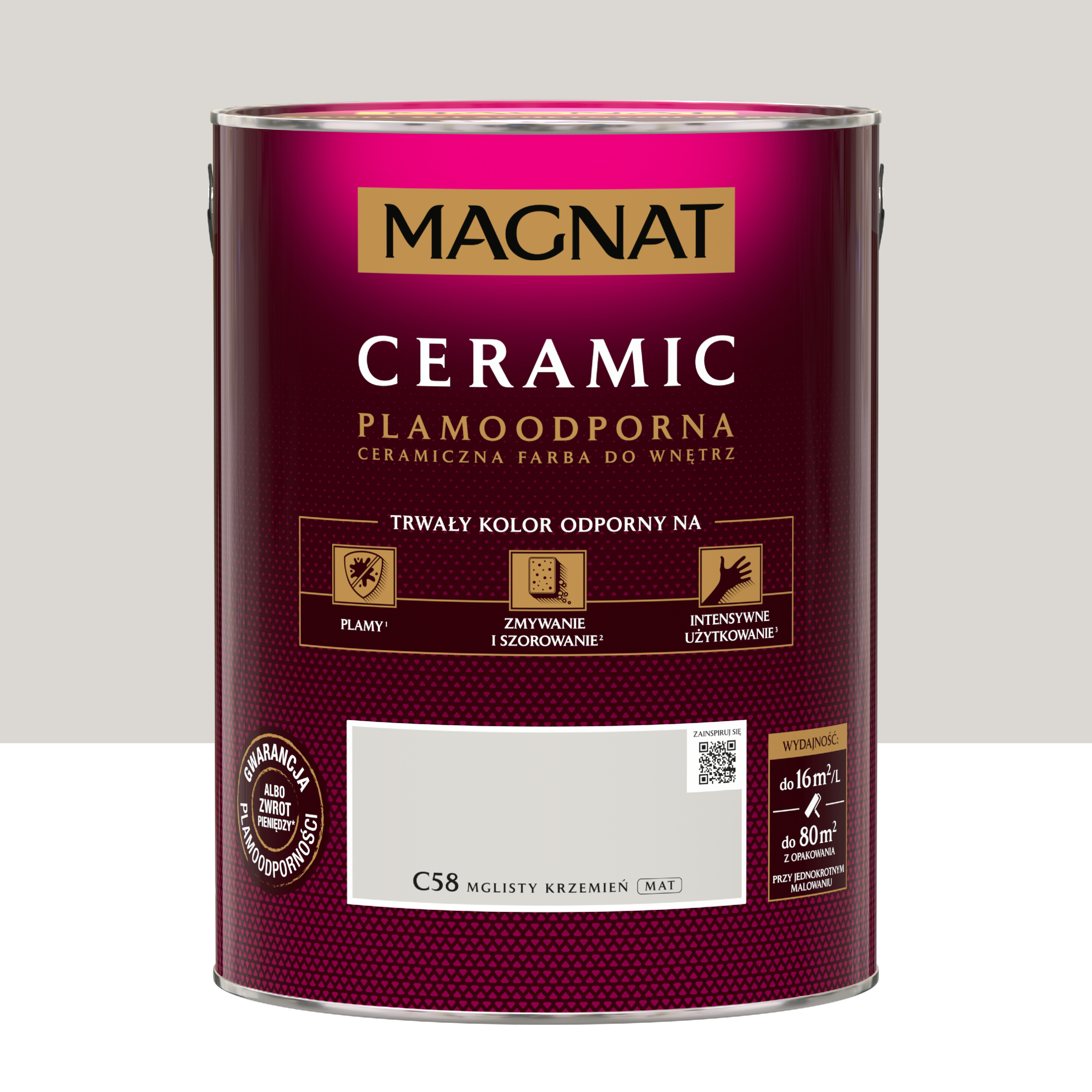 Farba Magnat Ceramic Mglisty krzemień 5 l