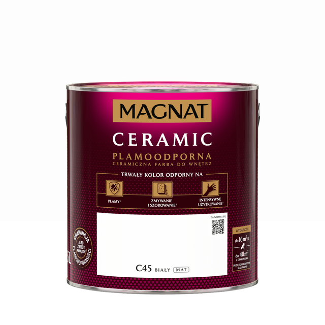 Farba Magnat Ceramic Biały 2.5 l