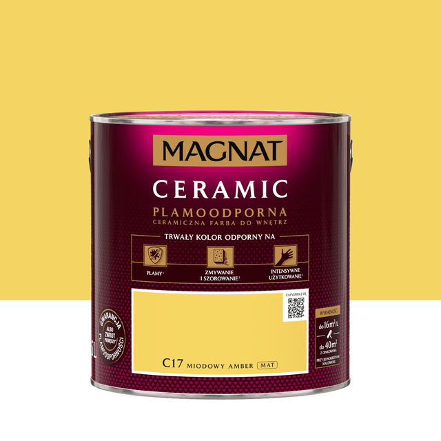 Farba Magnat Ceramic Miodowy amber 2.5 l
