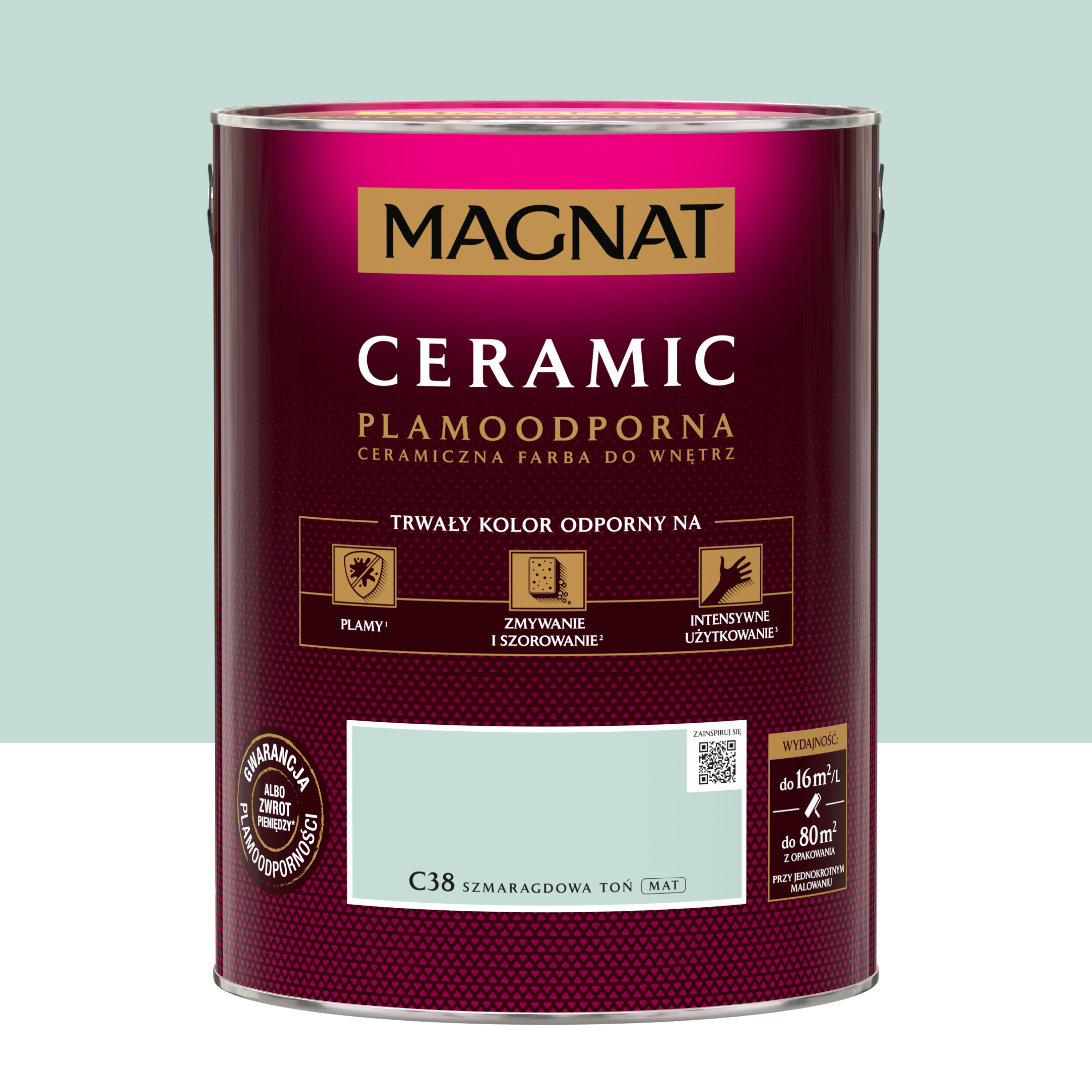Farba Magnat Ceramic Szmaragdowa toń 5 l