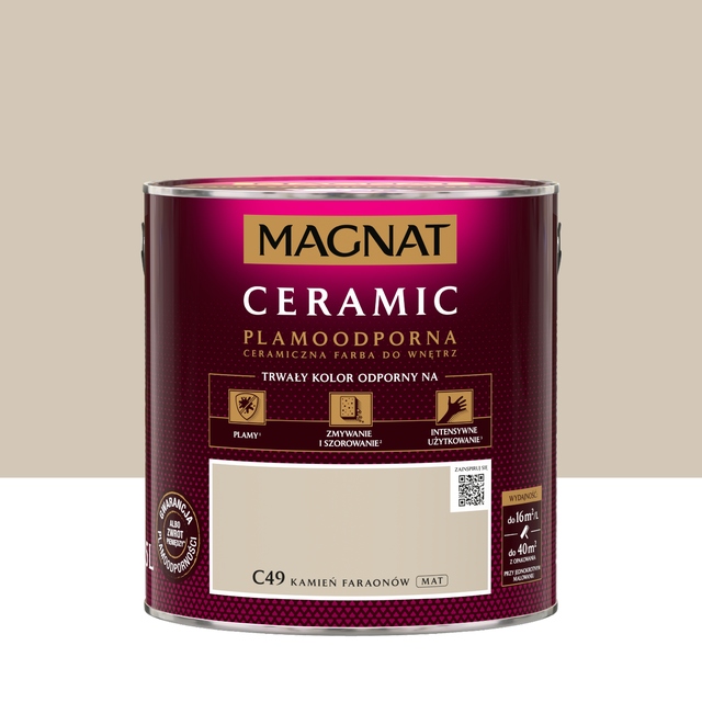 Farba Magnat Ceramic Kamień faraonów 2.5 l