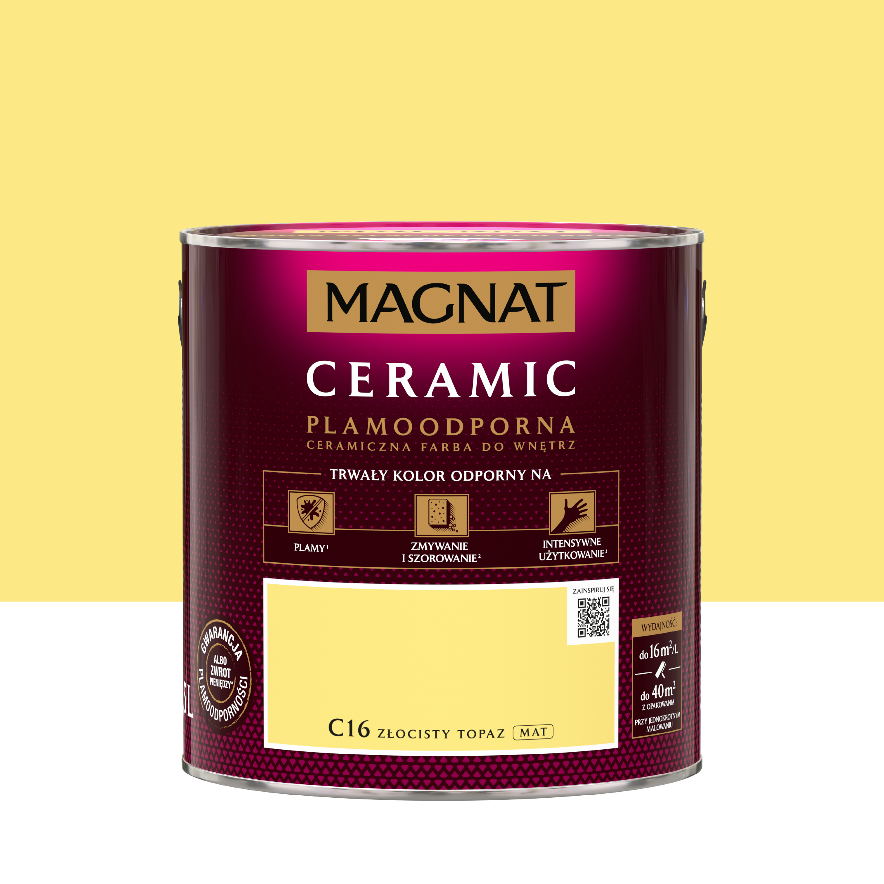 Farba Magnat Ceramic Złocisty topaz 2.5 l