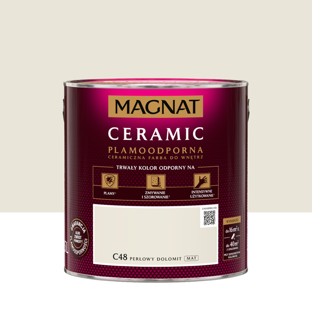 Farba Magnat Ceramic Perłowy dolomit 2.5 l