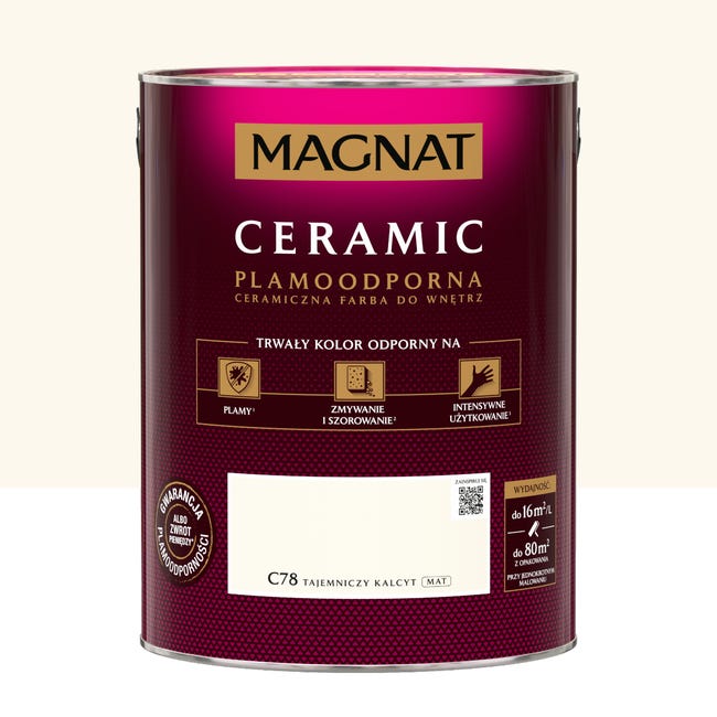Farba Magnat Ceramic Tajemniczy Kalcyt 5 L Leroy Merlin farba-magnat-ceramic-tajemniczy-kalcyt-5-l-leroy-merlin