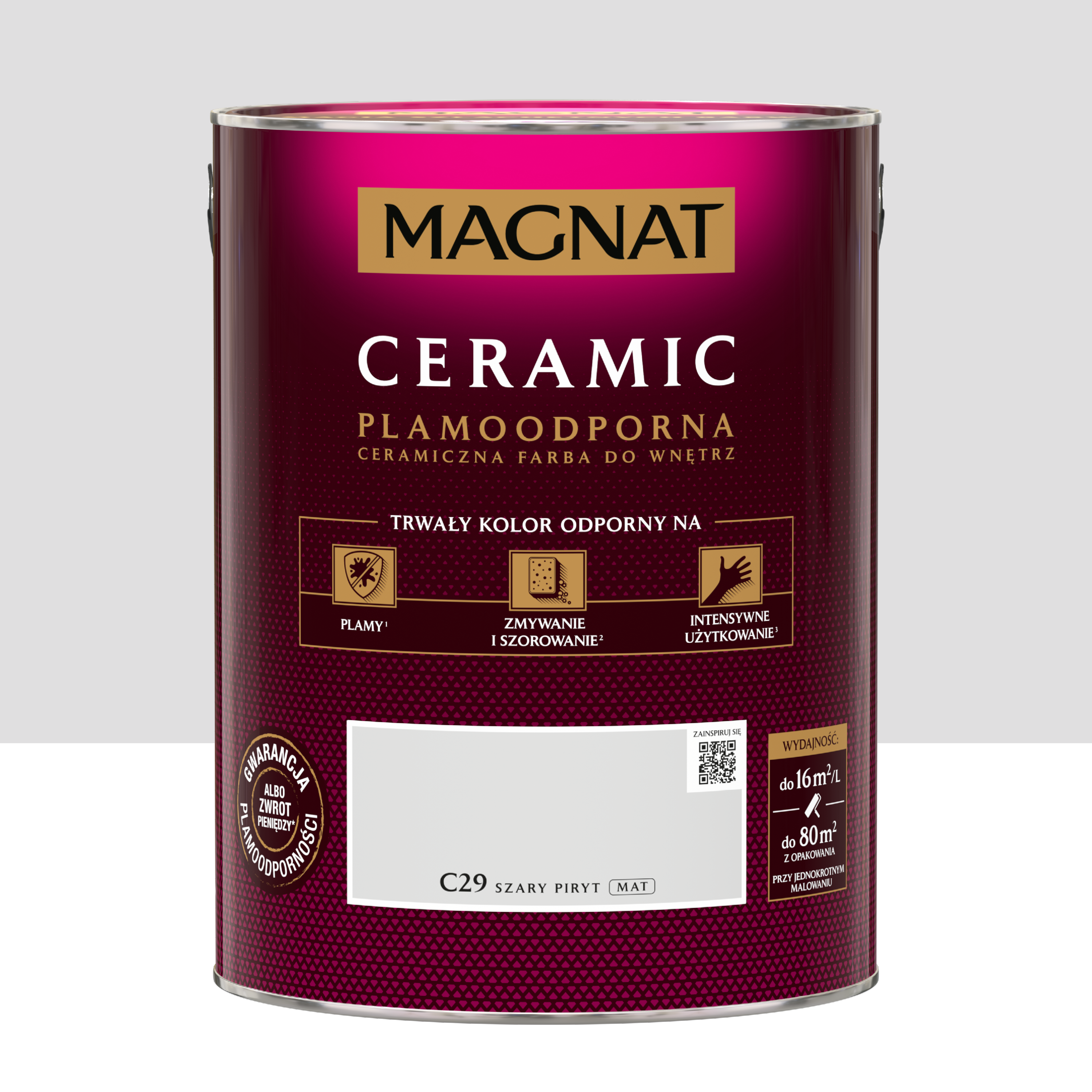 Farba Magnat Ceramic Szary piryt 5 l